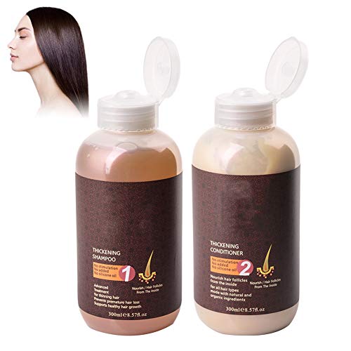 Natural Ginger Shampoo & Conditioner Set for Hair Growth - Stimulates Scalp, Reduces Hair Loss & Promotes Thicker, Longer Hair | Daily Nourishing Hair Care for Men & Women | Perfect for Dry, Damaged Hair & Hair Regrowth