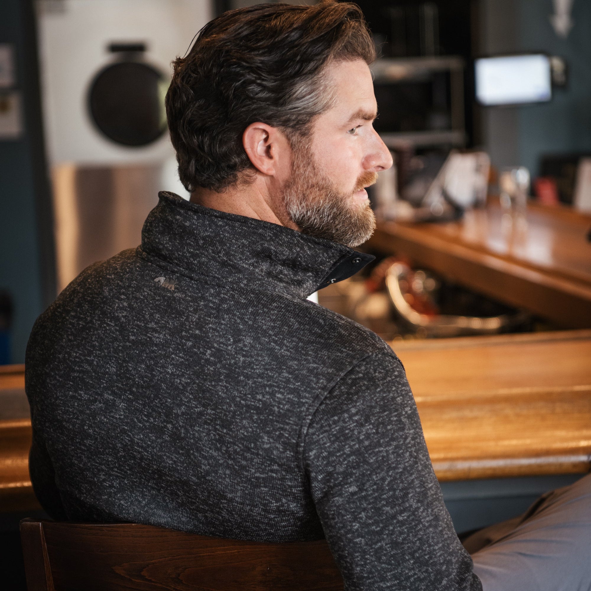 Men's Casual Norris Pullover Sweatshirt - Heather Grey - Soft Comfortable Fleece for Everyday Wear & Outdoor Activities