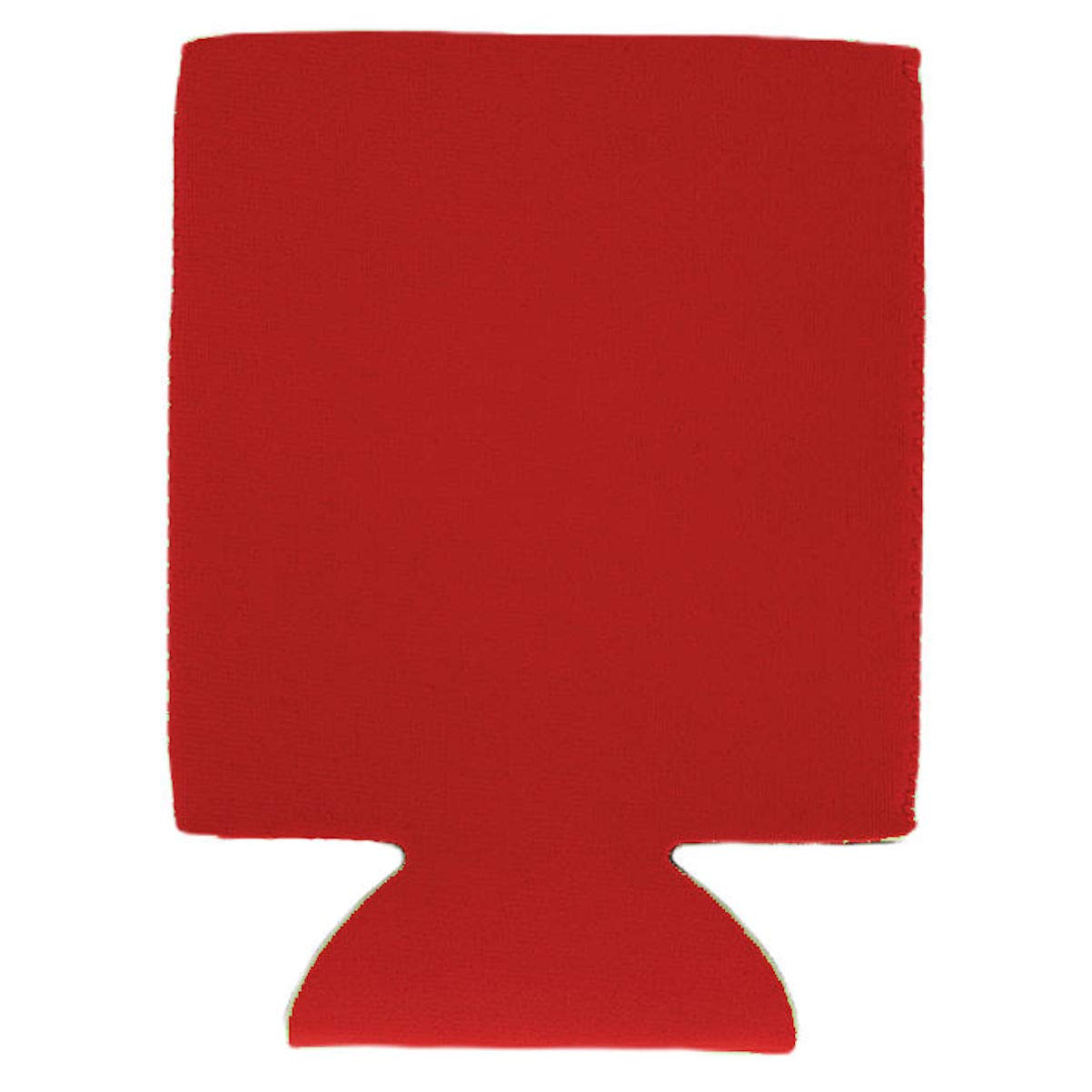 12 Pack Red Neoprene Collapsible Can Coolers - Insulated Beer Sleeves for Camping, BBQs & Outdoor Parties