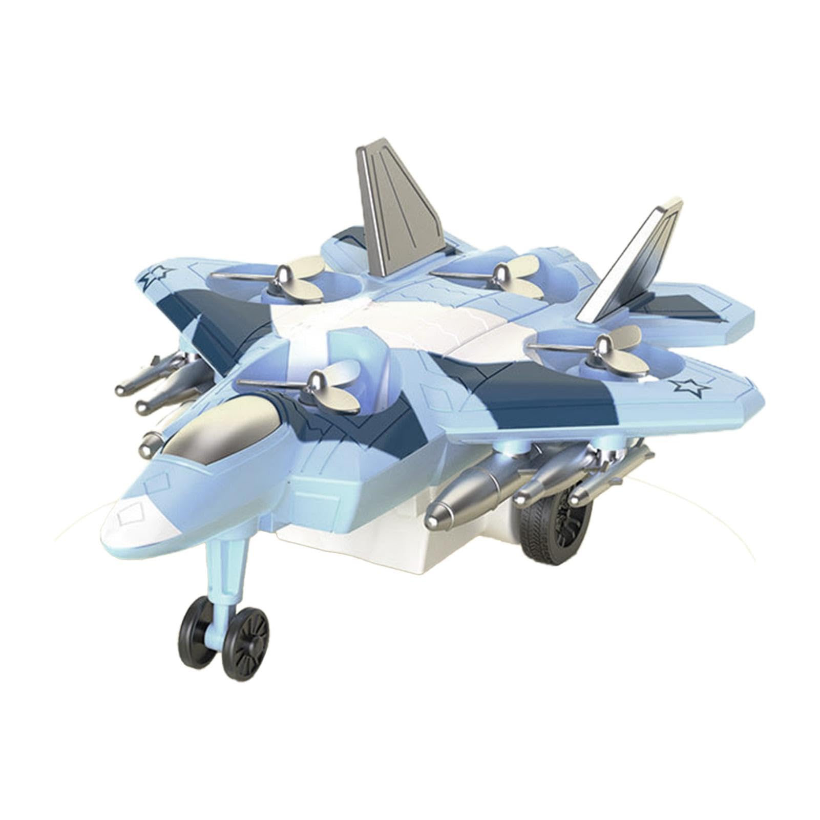 Jets Toys Airplane Toy - 360° Rotating Toy Plane Vehicles for Kids | Creative Small Aircraft Learning & Educational Toys for Boys & Girls | STEM Play, Birthday Gifts, Indoor & Outdoor Fun
