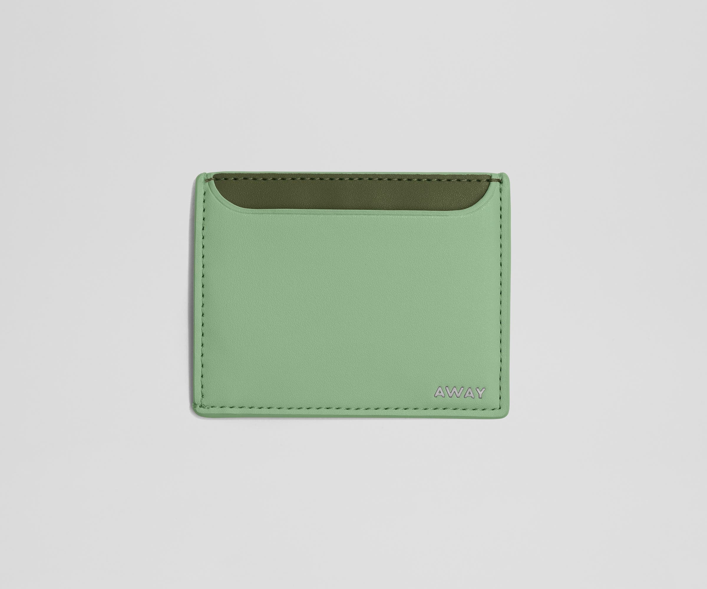 Premium Vegan Leather Card Holder in Sea Green - Slim RFID Blocking Wallet for Men & Women | Perfect for Travel, Business, and Everyday Use