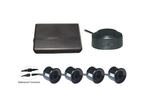 BOYO VTSR120 Rear Parking Assist System with 4 Parking Sensors - Black | Backup Camera for Cars, Trucks, SUVs | Easy Installation for Safe Parking & Reversing