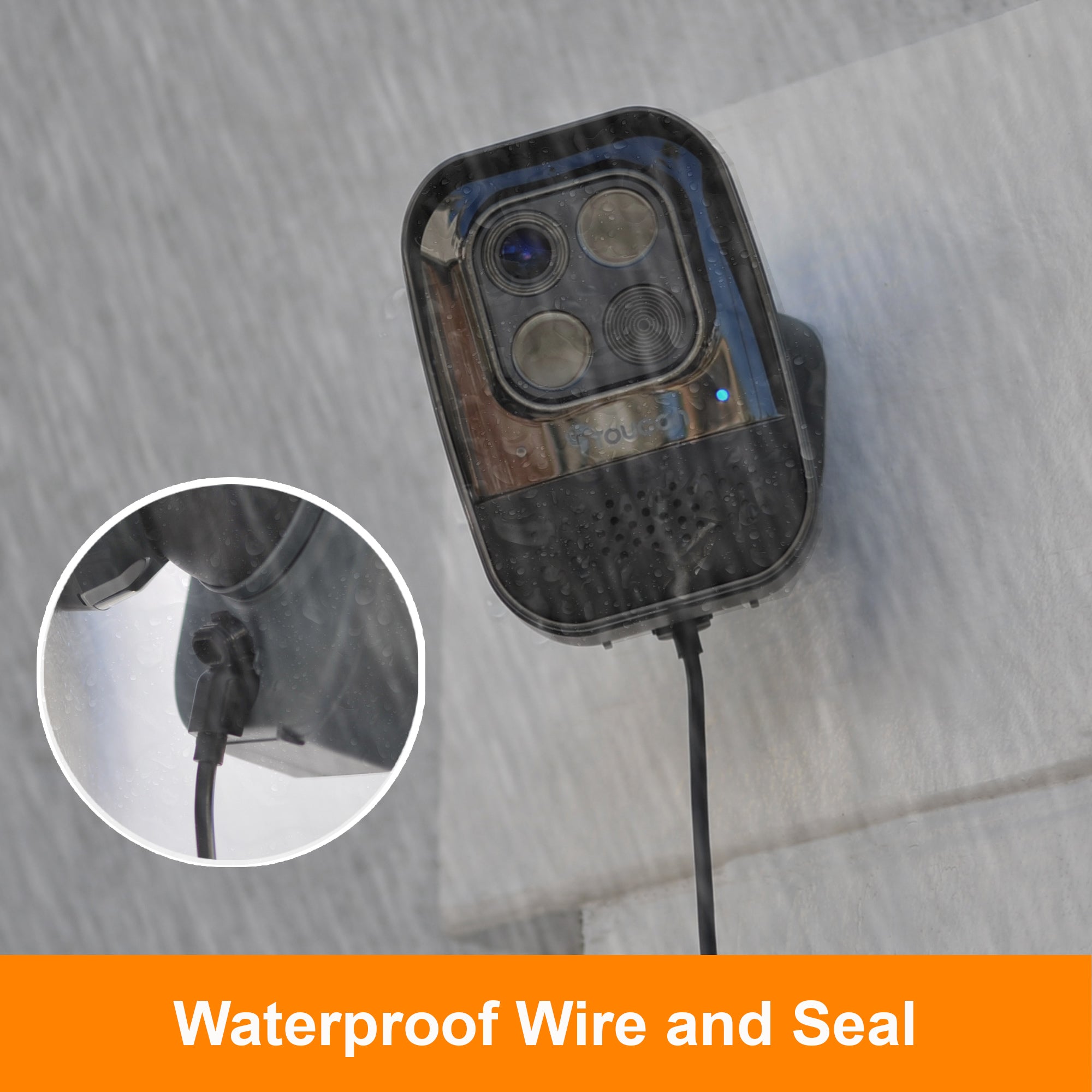 Toucan Security Camera Pro Power Cable with AC Adapter - Compatible with Toucan Pro Security Cameras for Home & Office Surveillance