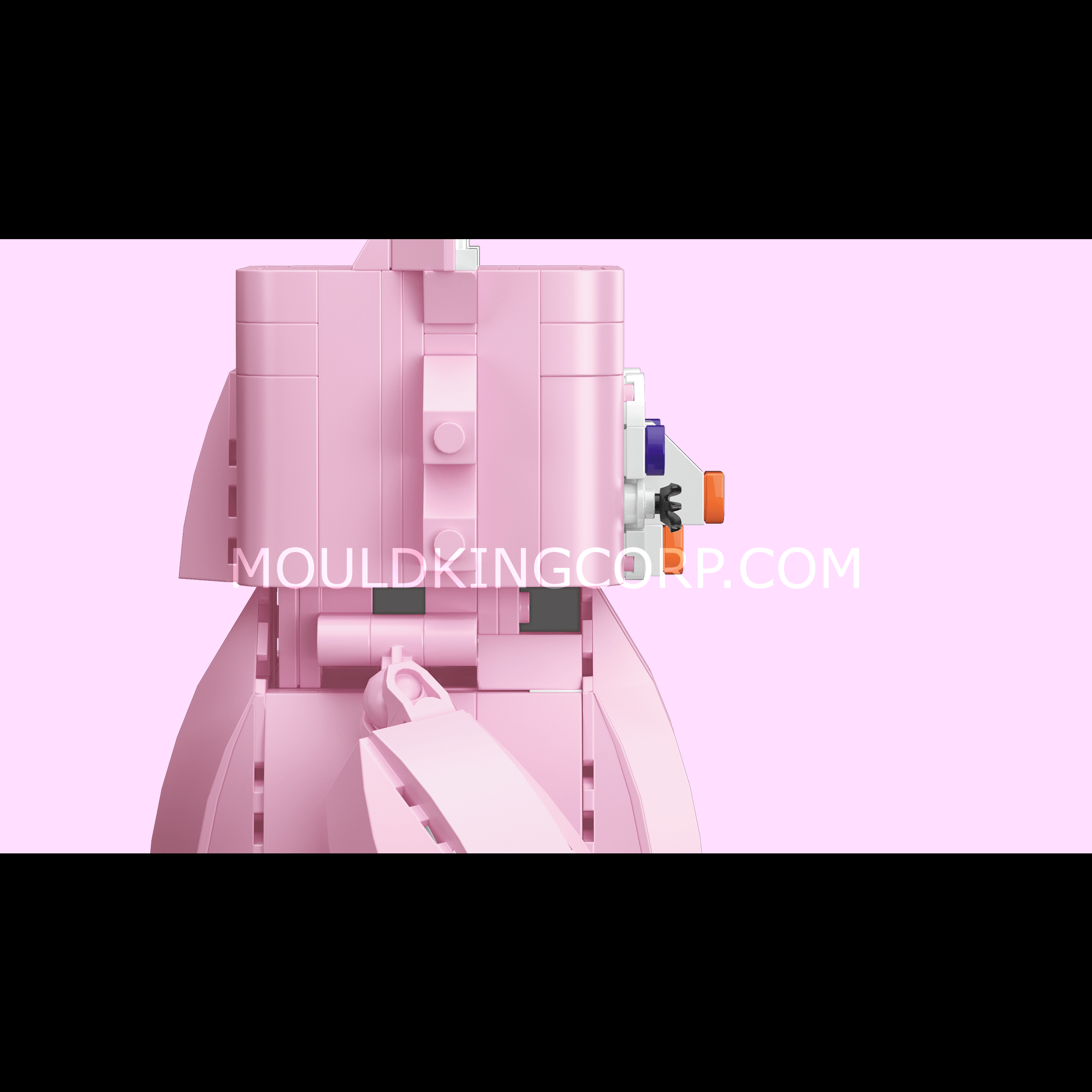 Mould King 13158 Pink Cute Fox Robot Building Set - 438 PCS STEM Educational Toy for Kids | Creative DIY Construction Kit for Birthday Gifts & Classroom Activities