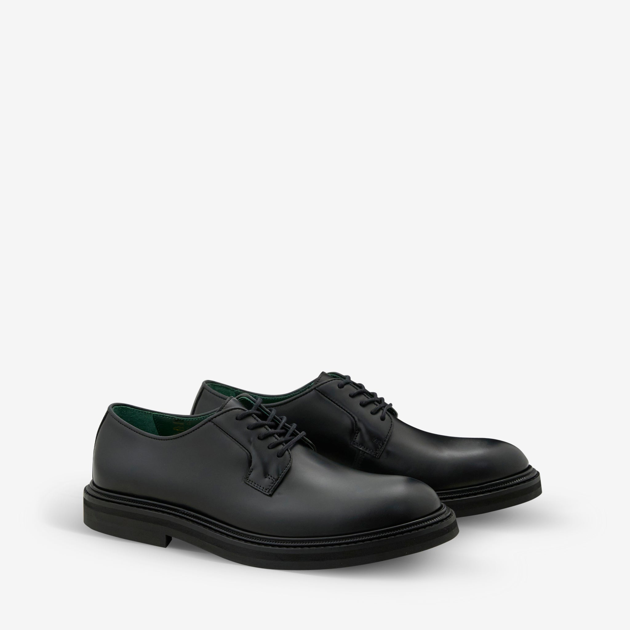Vinnee Black Polished Leather Loafers for Women - Comfortable Slip-On Dress Shoes for Office, Casual & Business Wear