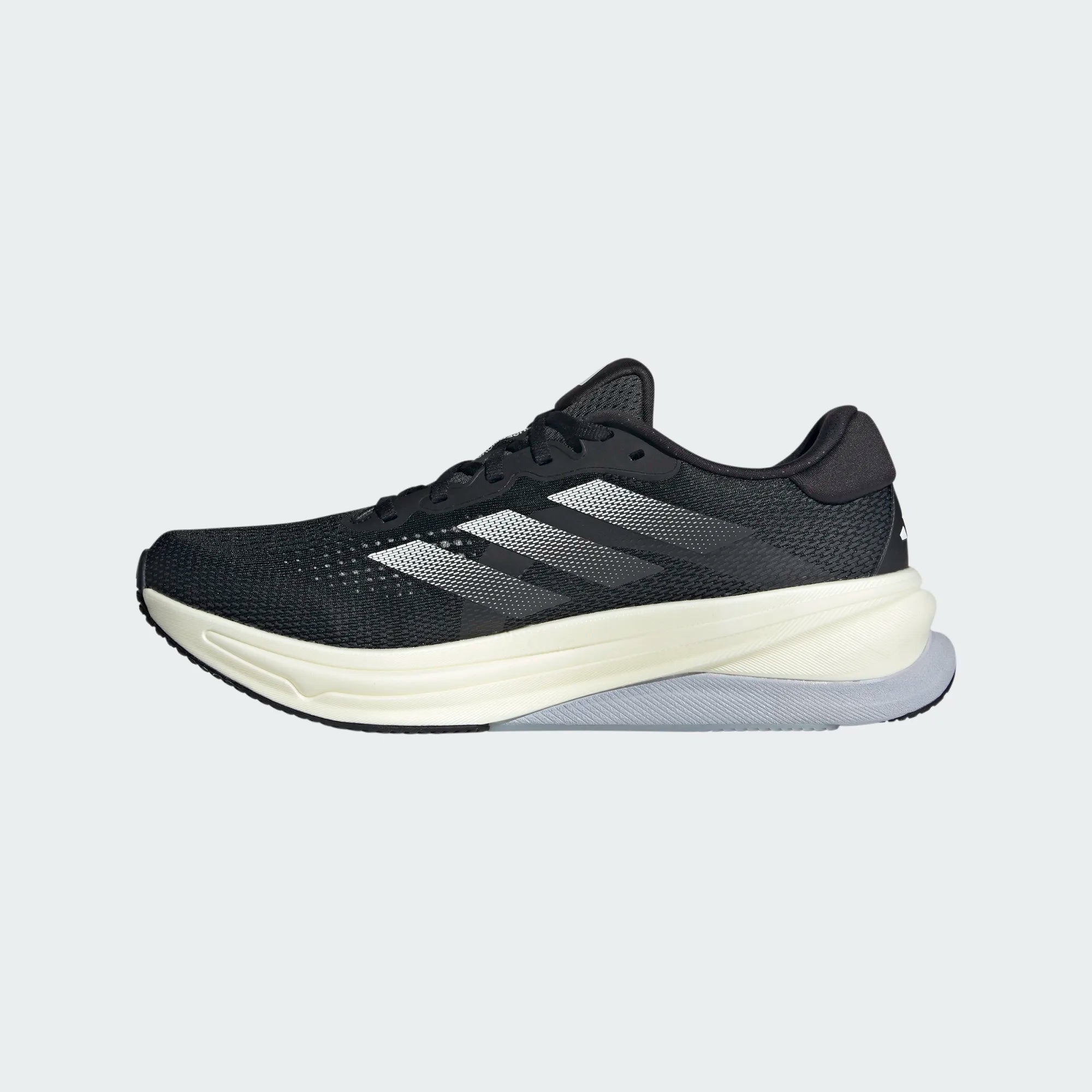 Men's Supernova Running Shoes - Lightweight & Breathable (Black/White/Carbon) for Marathon Training & Daily Jogging