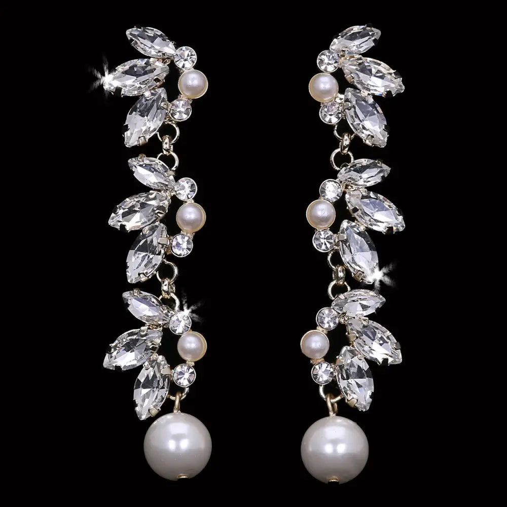 Elegant Bridal Earrings for Wedding | E2348 | Perfect for Brides, Bridesmaids, and Formal Occasions