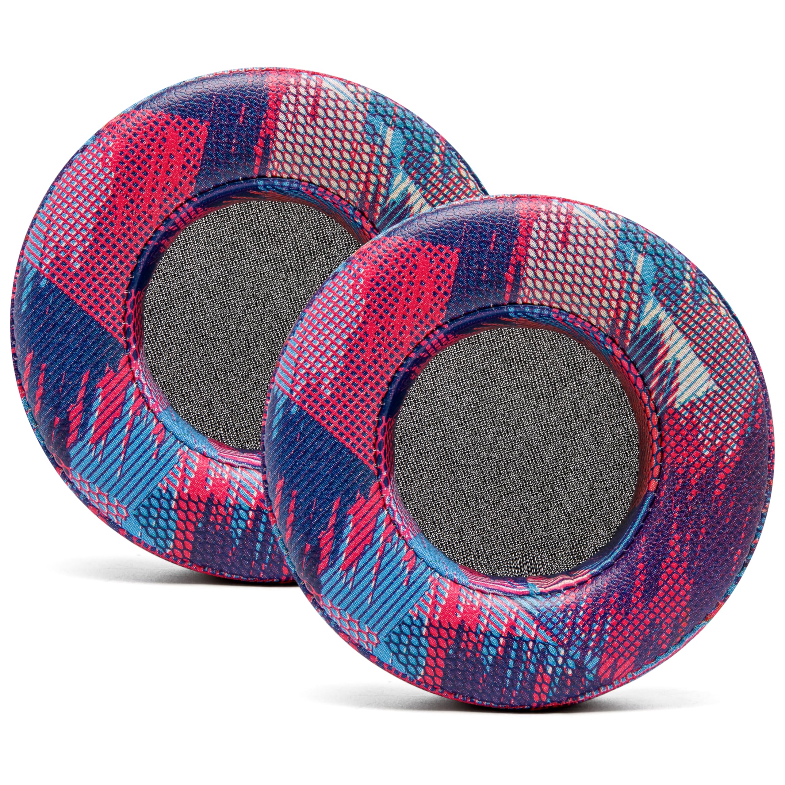 WC Wicked Cushions Extra Thick Premium Replacement Earpads for Skullcandy Hesh Wired & Hesh 2 Wireless Headphones - Comfort Upgrade for Gaming, Music & Long Wear - Speed Racer Design