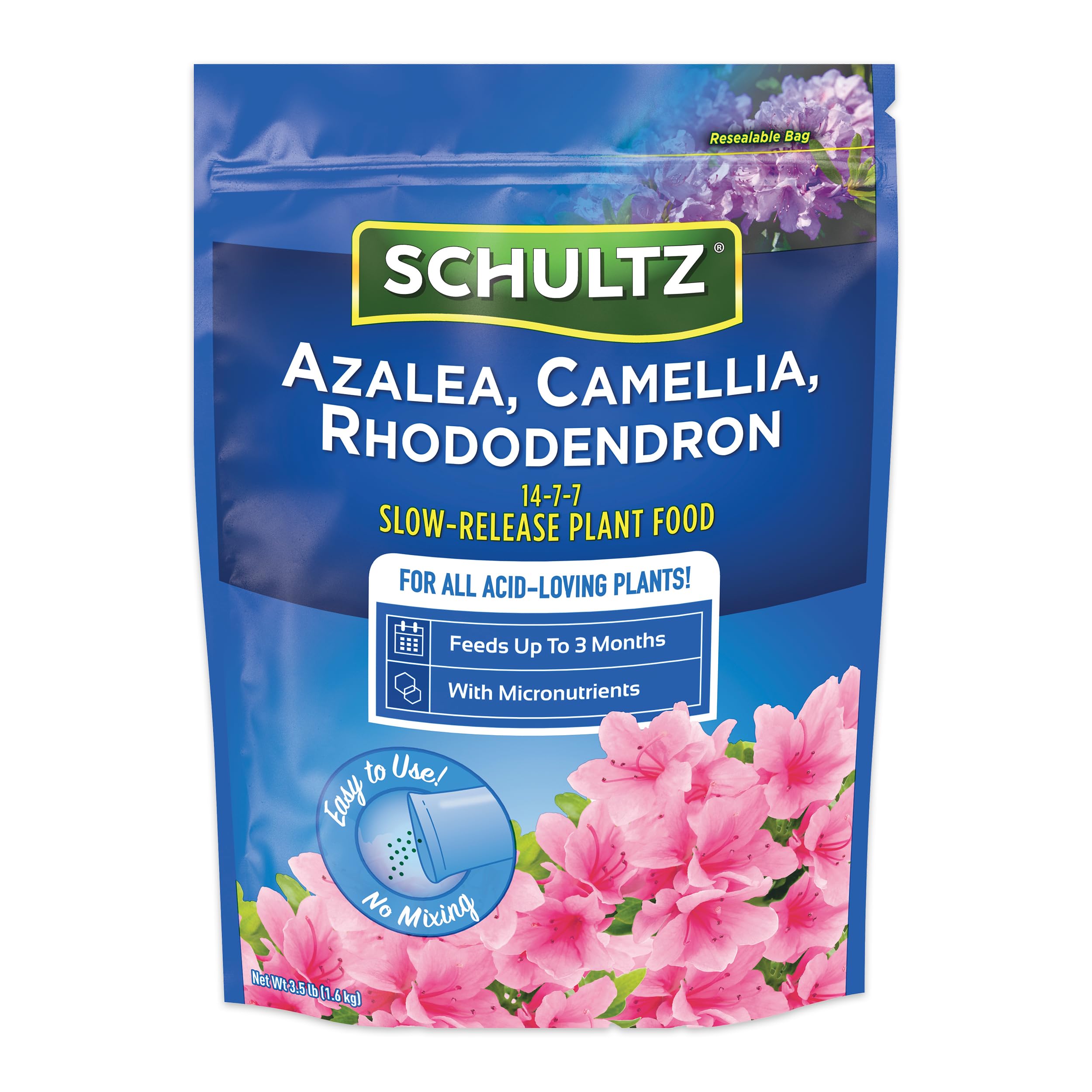 Schultz SPF48340 Slow-Release ACR Fertilizer 3.5 Lbs (56 Oz) - Premium Plant Food for Indoor & Outdoor Gardens, Flowers, Vegetables & Lawns