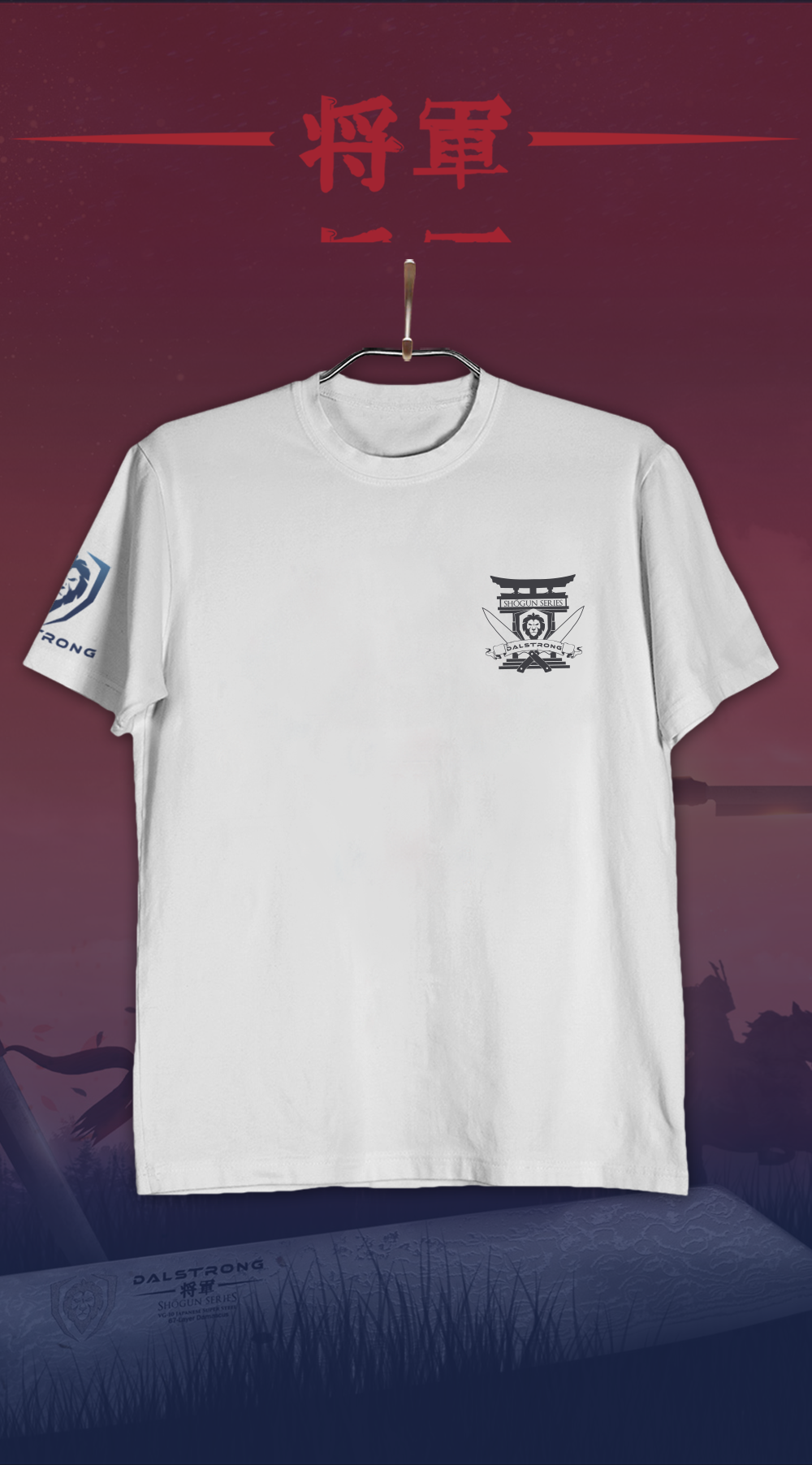 Shogun Series Regal Warrior T-Shirt - Premium Cotton Graphic Tee for Men - Perfect for Casual Wear, Street Fashion & Anime Fans