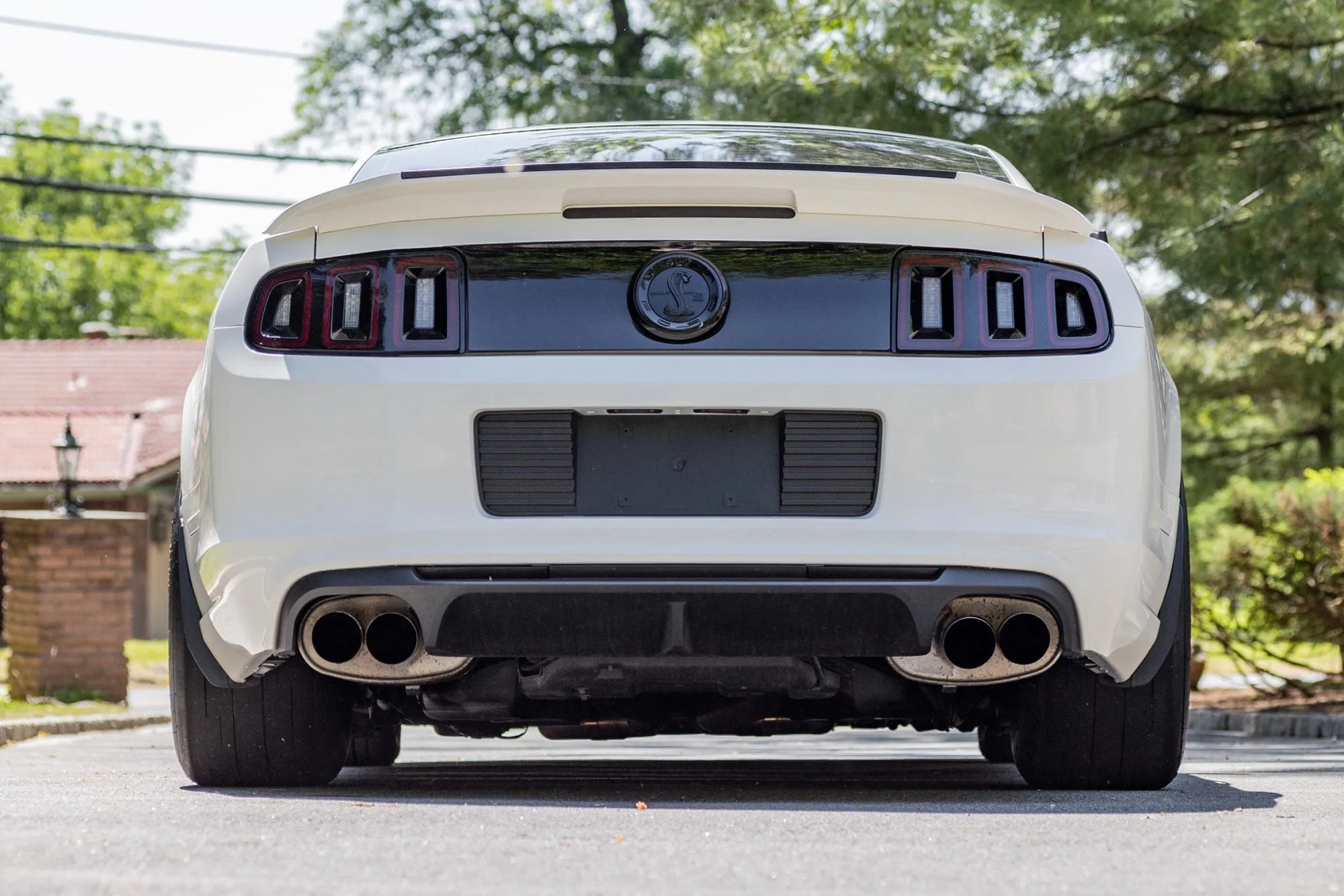 Dark Red Lens Full LED Trunk Lid/Spoiler Third Brake Light Compatible with 2010-2014 Ford Mustang | High Visibility Safety Light for Night Driving & Car Shows