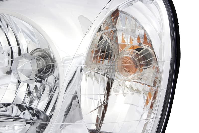 Hyundai Santa Fe Headlights Replacement Set - Halogen Lamps for Driver & Passenger Side (2001-2003 Models) | Perfect for Night Driving & Off-Road Adventures