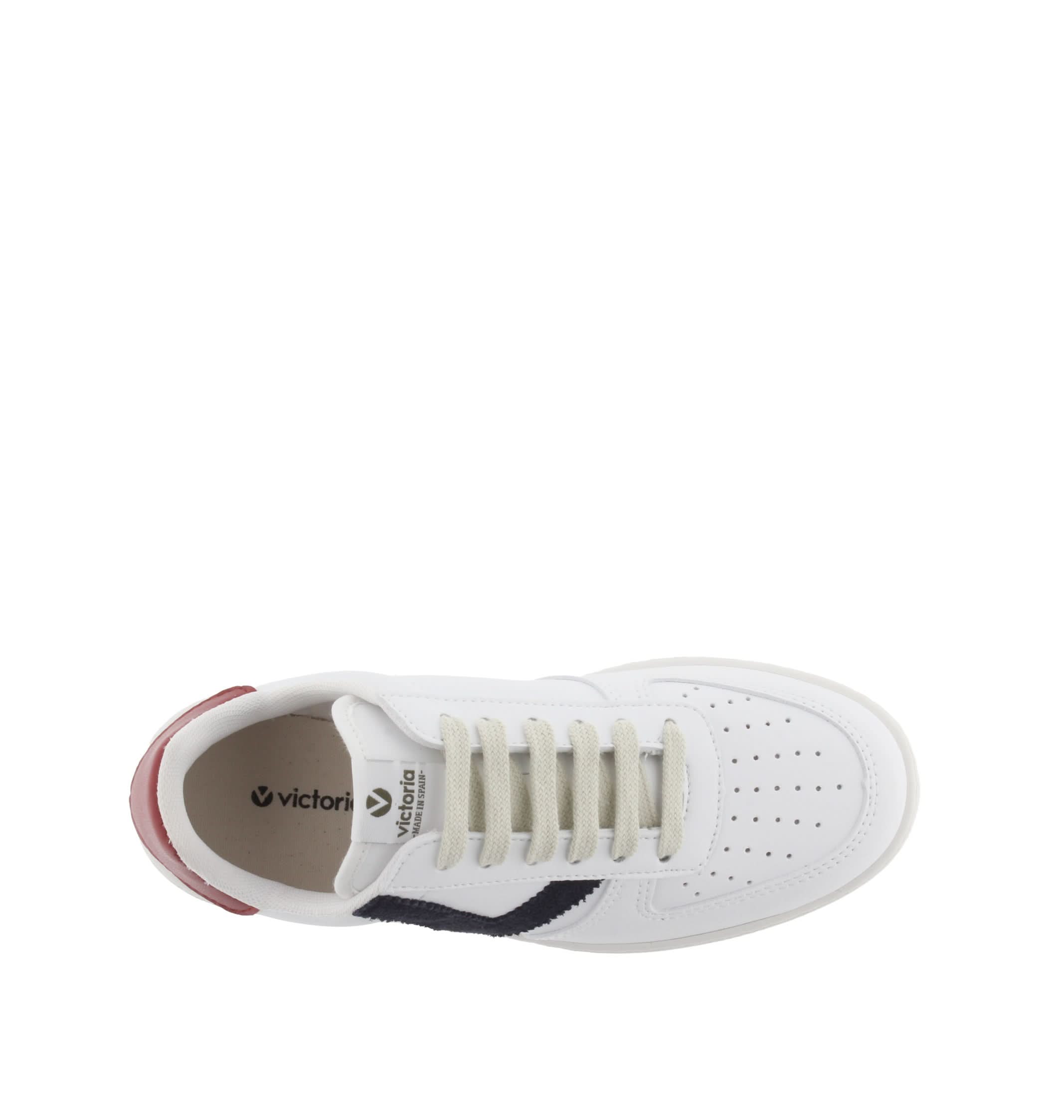 Stylish Women's Madrid Contrast Faux Leather Sneakers - Comfortable Casual Shoes for Walking, Travel & Everyday Wear