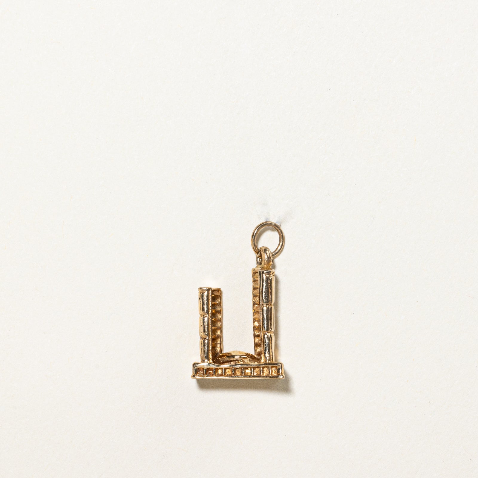 14K Yellow Gold Toronto City Hall Charm Pendant - Perfect for Necklaces, Bracelets & Jewelry Gifts