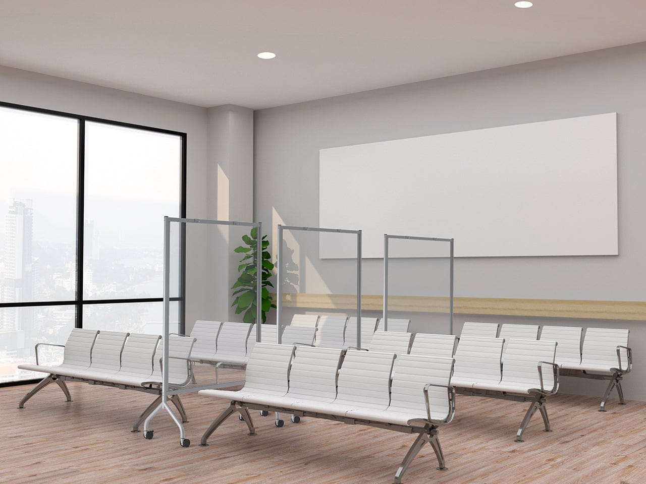 Safco Impromptu® Acrylic Privacy Screen - 42
