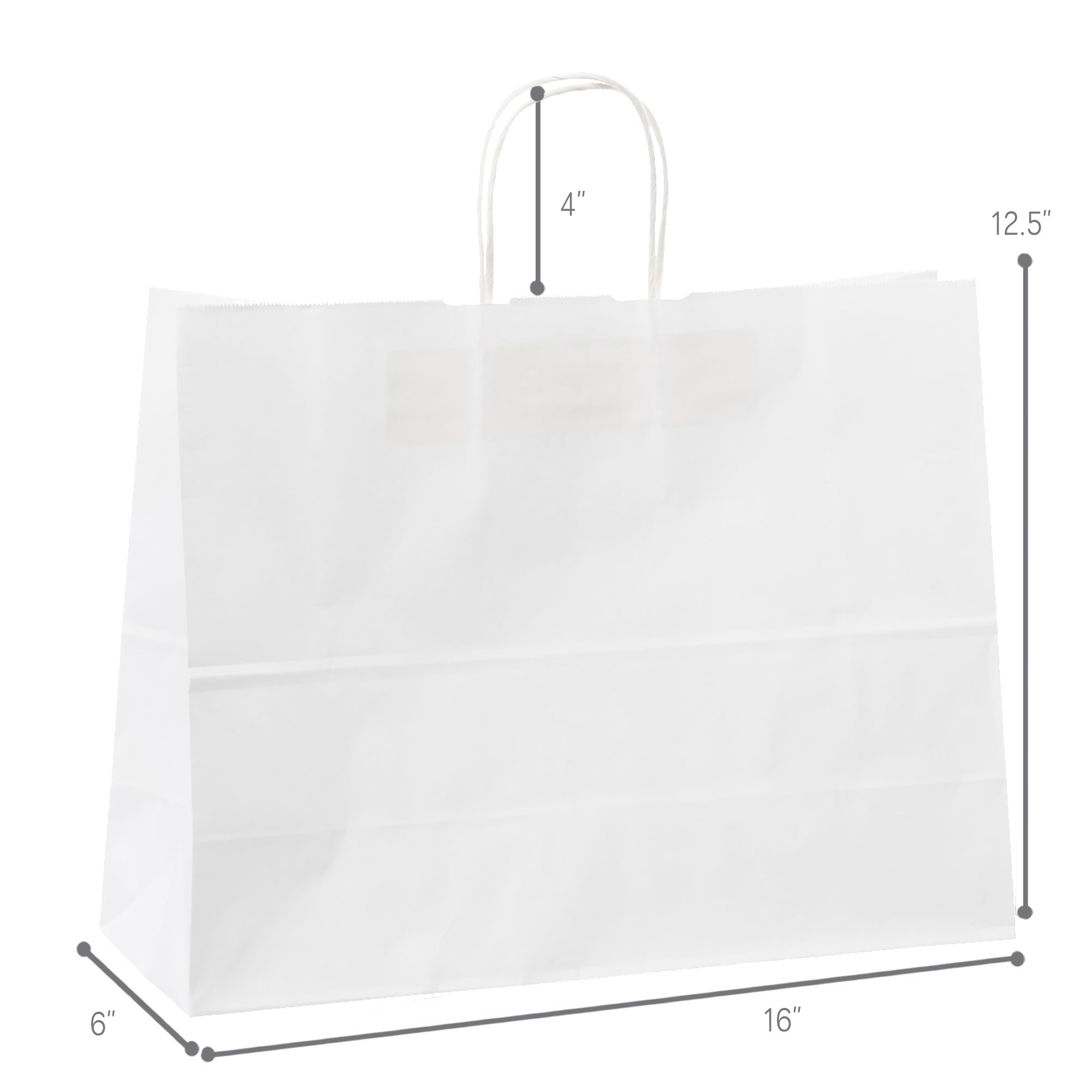 Eco-Friendly Kraft Paper Gift Bags with Handles - 16