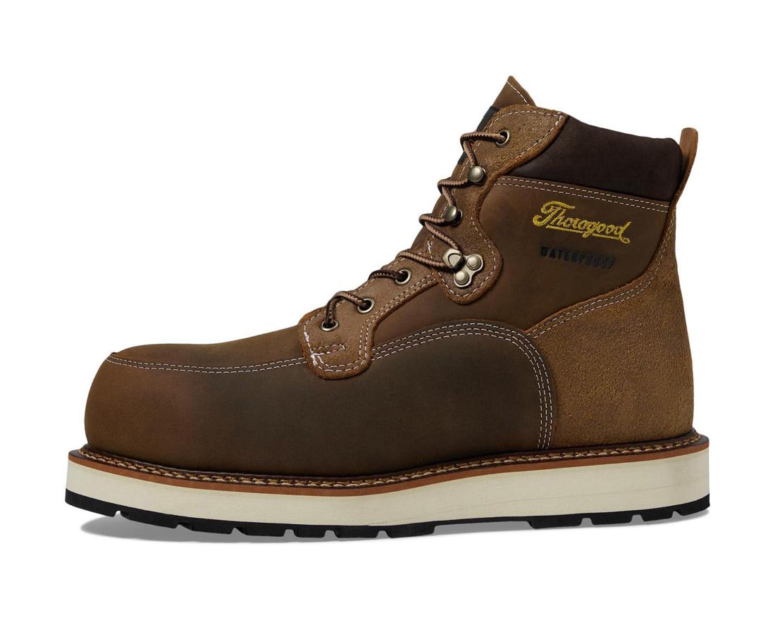 Iron River Series 6 Composite Toe Waterproof Wedge Boot Moc Toe