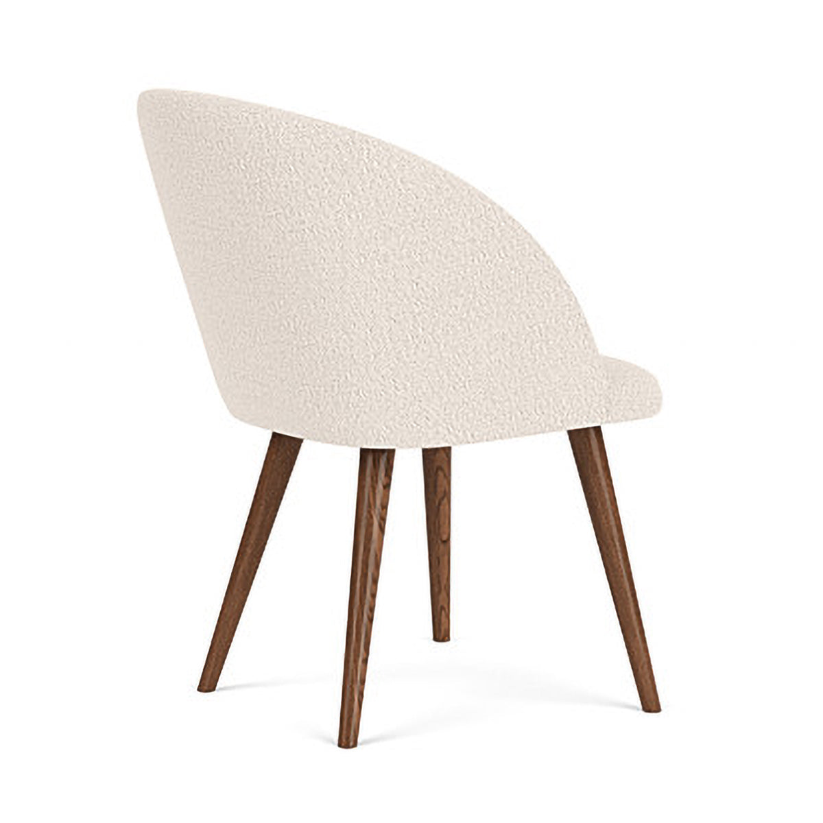 Holly Boucle Dining Chair - Modern Upholstered Accent Chair for Kitchen, Dining Room & Office - Comfortable & Stylish Home Decor