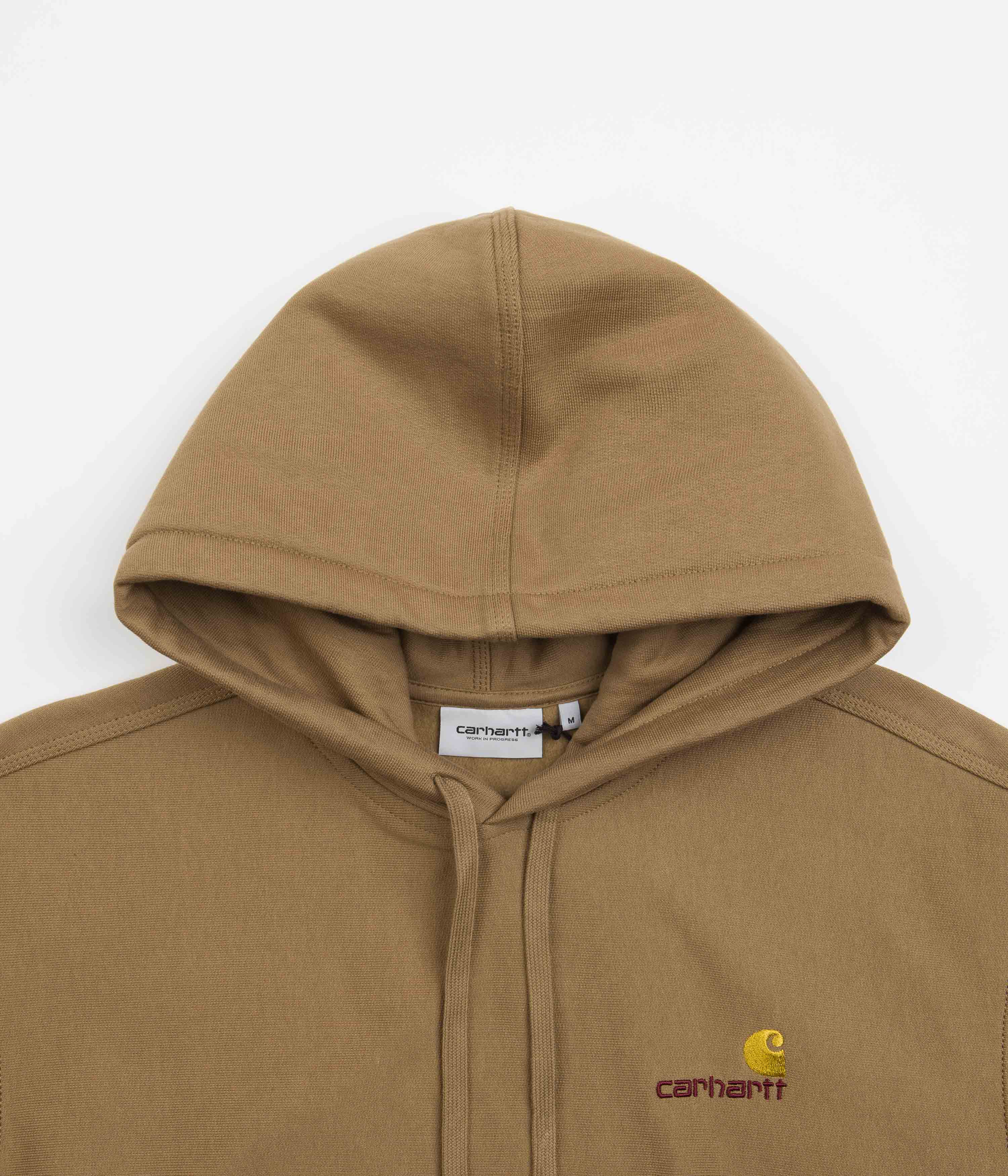 Carhartt American Script Hoodie for Men & Women | Buffalo Plaid Fleece Pullover | Warm Winter Sweatshirt for Outdoor Work & Casual Wear