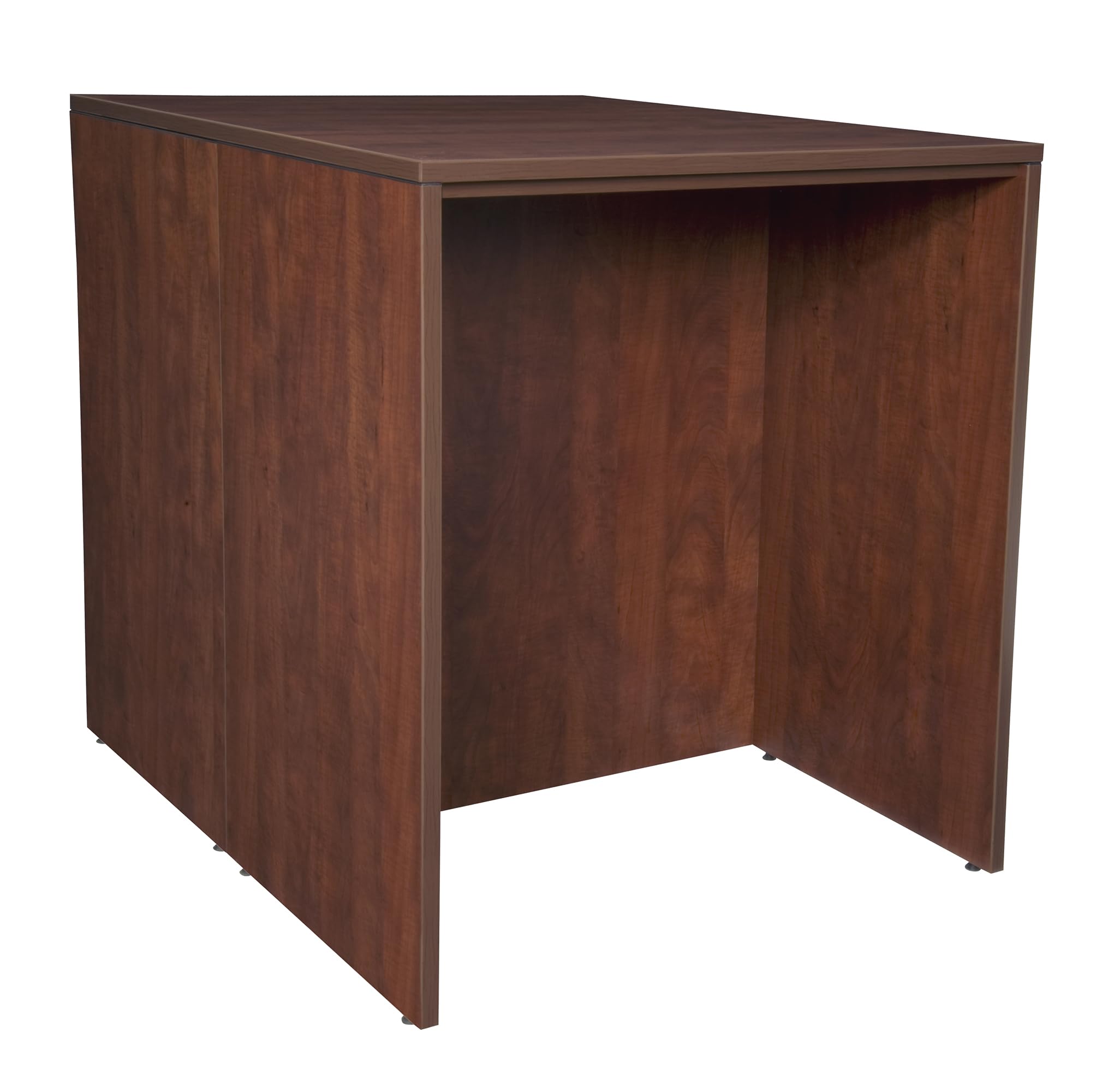 Regency Legacy Stand Up Back to Back Storage Cabinet and Desk in Cherry Finish - Perfect for Home Office, Dorm Room, or Small Space Organization