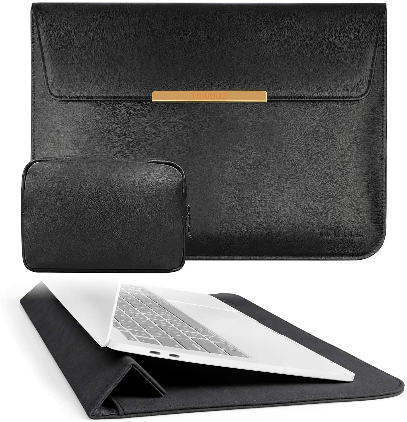 TOWOOZ 13 Inch Laptop Sleeve Case - Waterproof & Anti-Scratch Protective Cover for MacBook Air 13