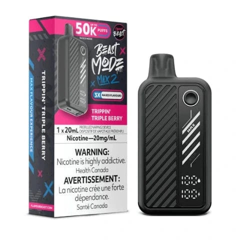 Flavour Beast Mode MAX 2 50K Disposable Vape - 50000 Puffs | 20mL E-Liquid Capacity | Long-Lasting Vaping Device for Travel, Work & Social Events
