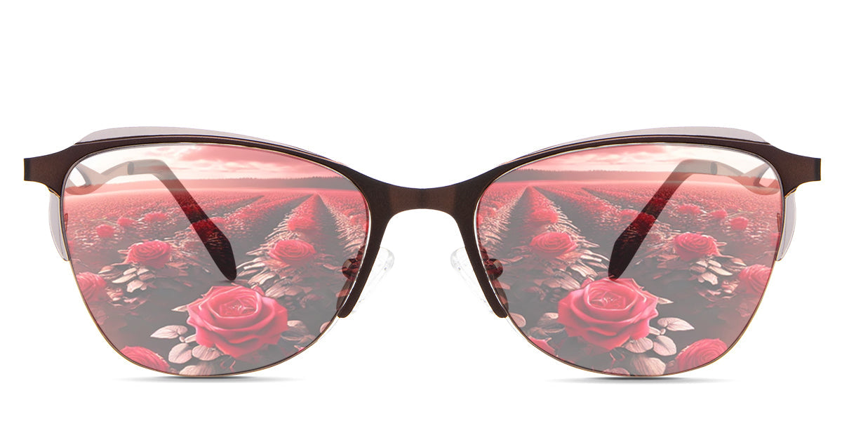 Lux Women's Prescription Tinted Glasses - Stylish & UV Protection for Driving, Reading & Outdoor Activities