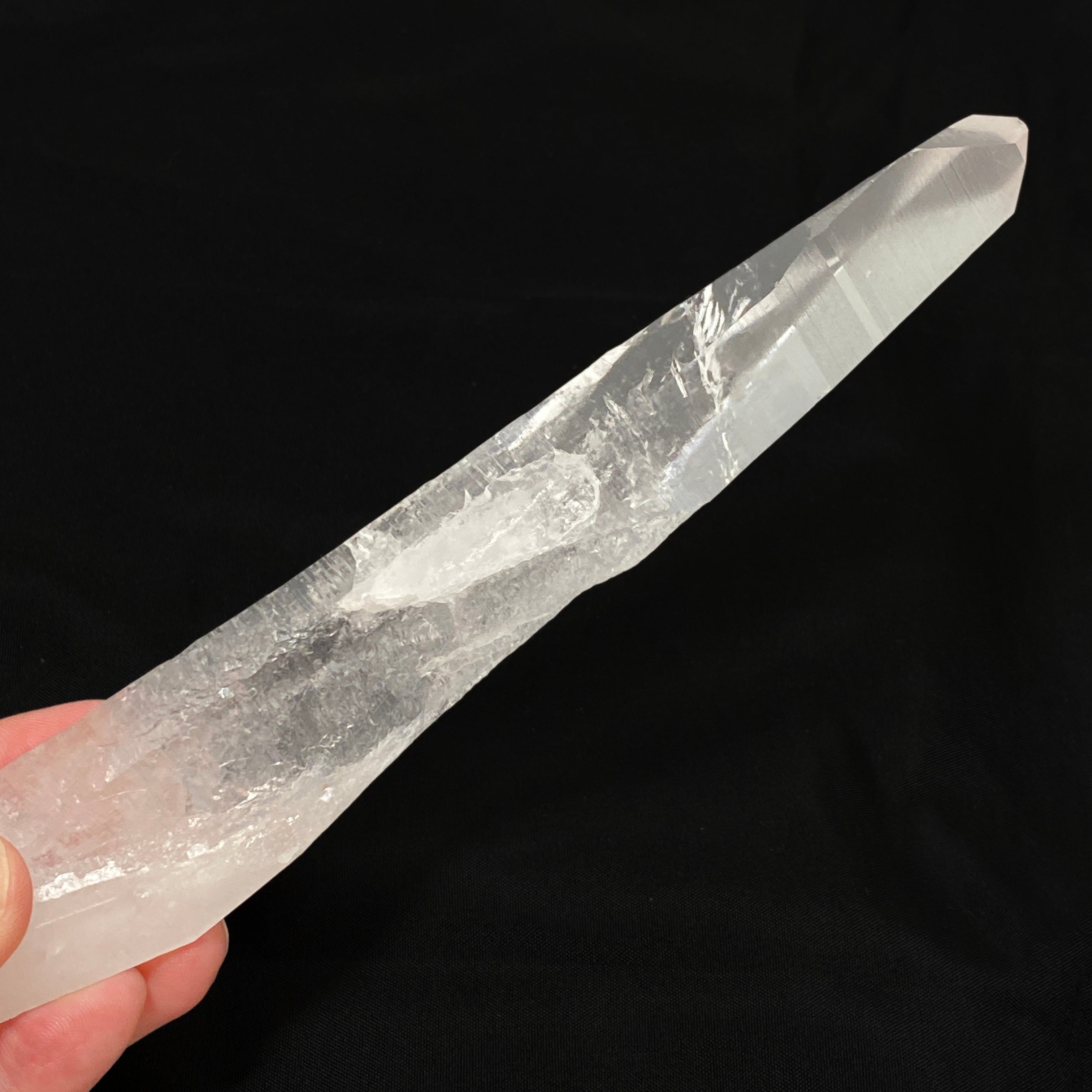 Lemurian Seed Crystal 336g (190x43mm) High-Quality Natural Healing Stone for Meditation, Energy Work & Spiritual Growth - Perfect for Home Decor, Yoga & Reiki