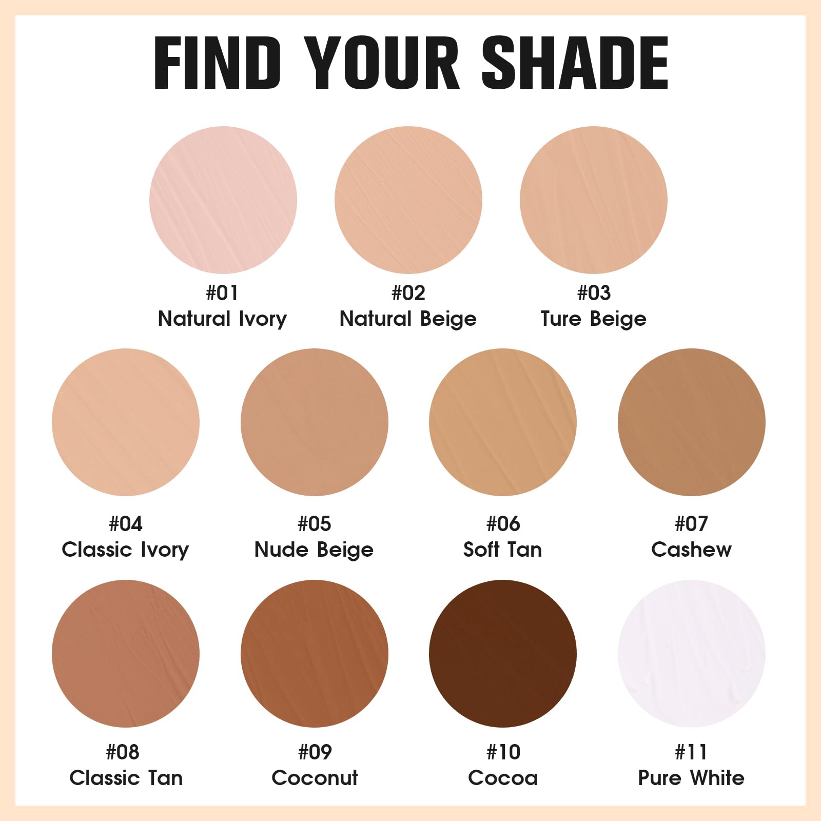 UCANBE Matte Liquid Foundation Makeup - Medium to Full Coverage, Waterproof & Longwear Serum Cream Foundation for Combination & Oily Mature Skin | Lightweight, Hydrating & Nourishing Formula | Classic Ivory, 1 fl. oz | Perfect for Daily Wear, Special Occasions & Photography Makeup