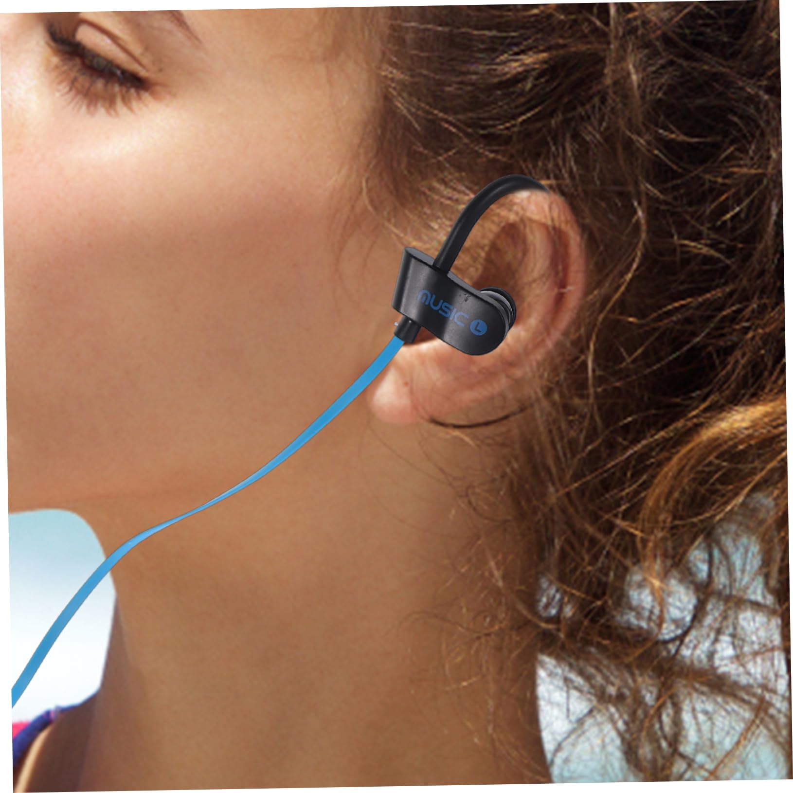 Artibetter 3 Pack Comfortable Over-Ear Hook Headphones with Built-in Microphone - Wired Stereo Headset with 10mm Speaker (Black) for Running, Workout, Gaming & Office Use