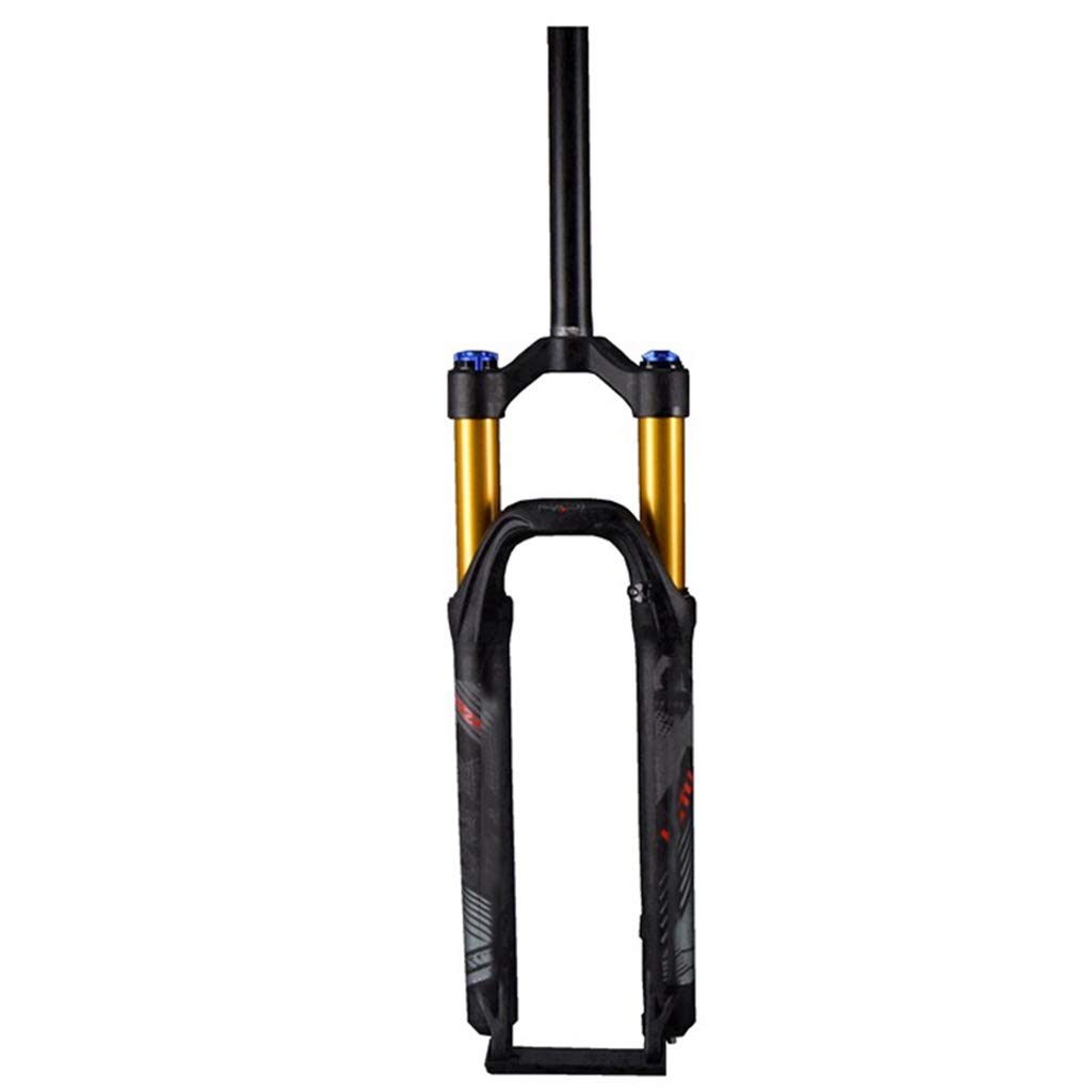 Mountain Bike Suspension Fork - Shock Absorber Front Fork for MTB, Black | Perfect for Trail Riding, Downhill & Off-Road Cycling