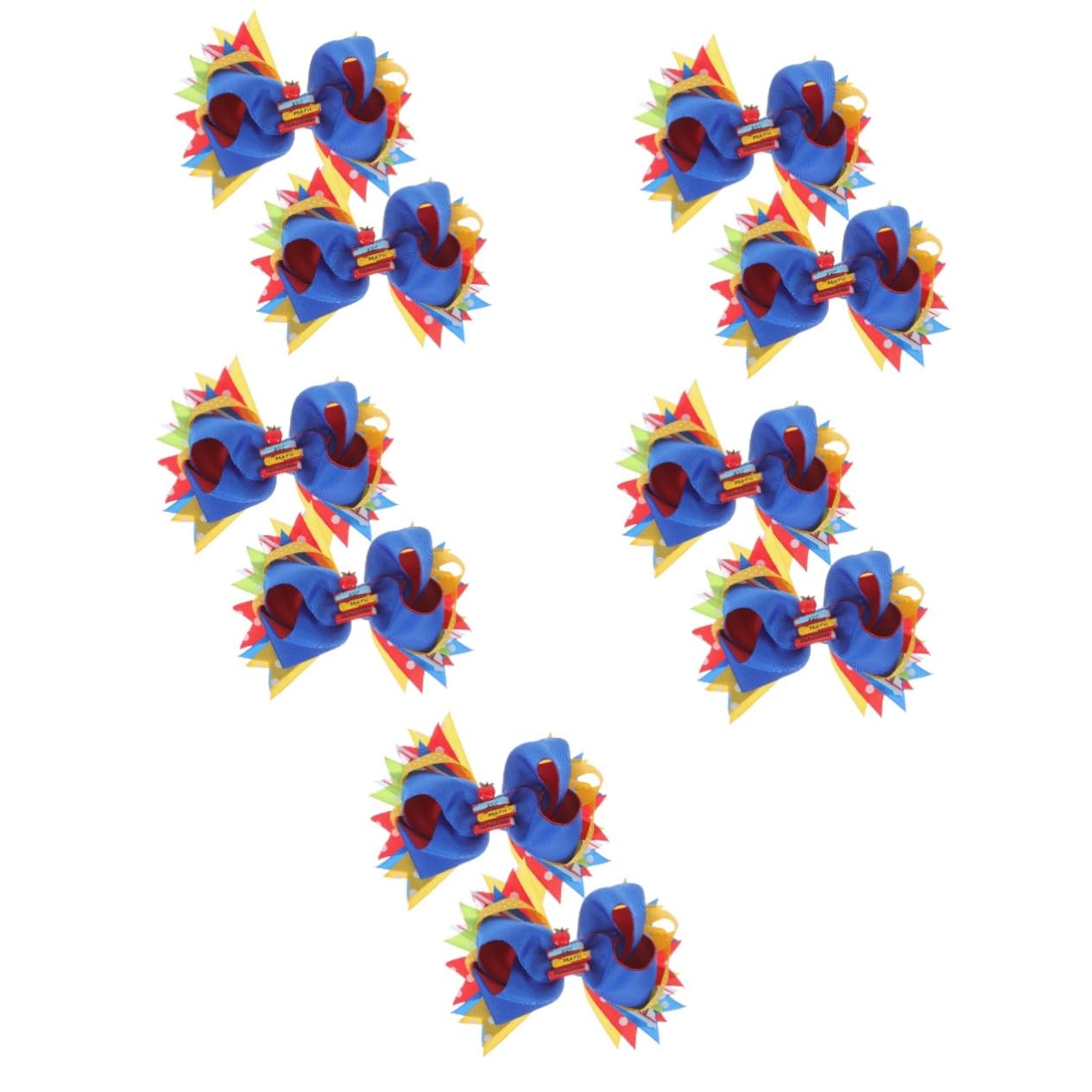 TOYANDONA 10 Pcs Cute Hair Clips for Toddlers & Girls - Colorful Bow & Flower Hair Accessories for Kids - Perfect for School, Parties & Daily Styling