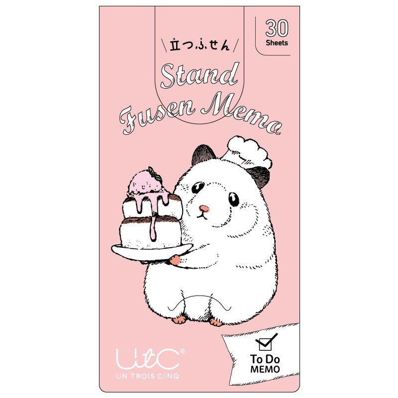 HISAGO Animal Sticky Notes - Fun & Adhesive Memo Pads for Office, School & Home Organization - Cute Stand-Up Animal Design for Desks, Planners & Bulletin Boards