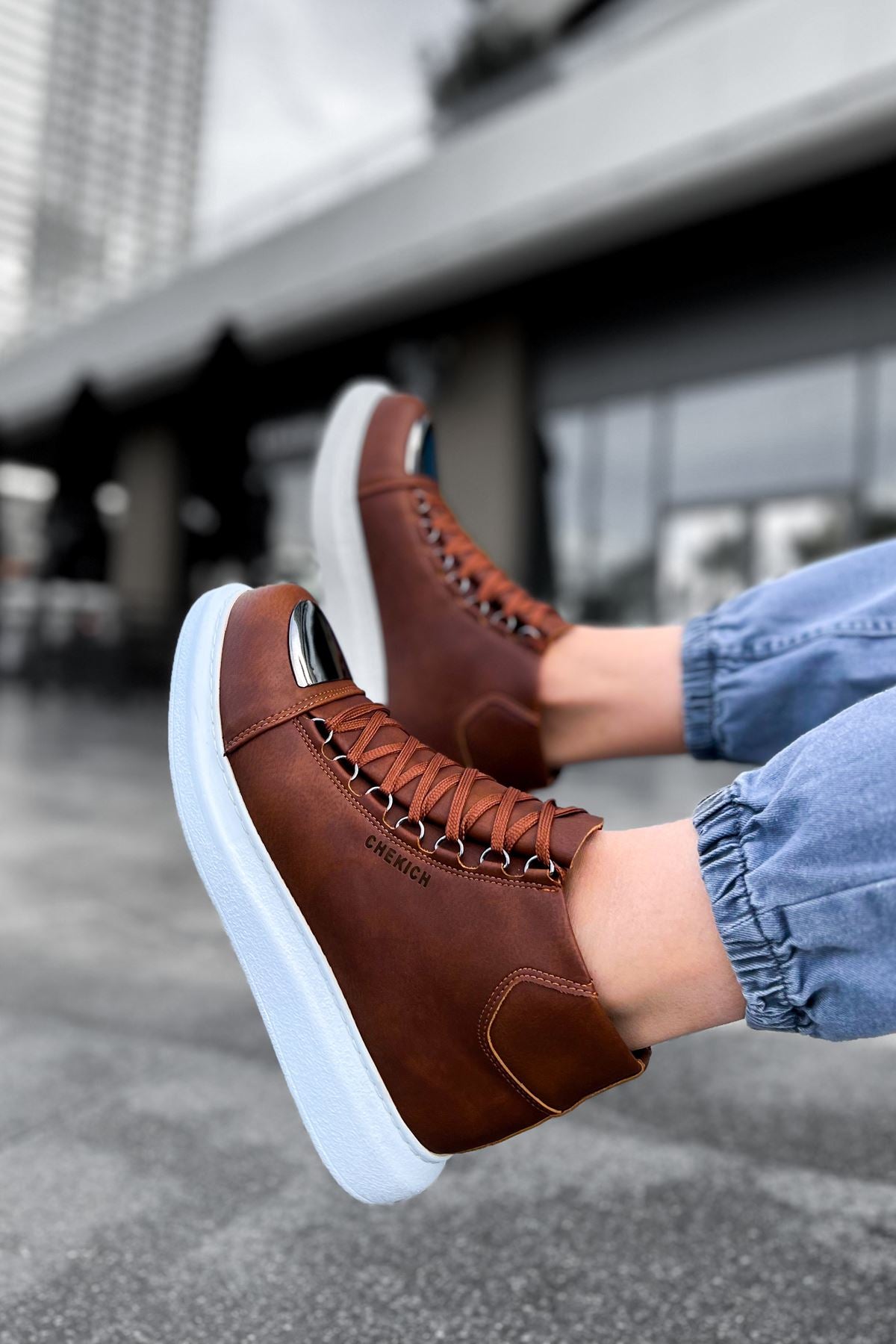 CH267 CBT Roma Men's Leather Boots - Stylish & Durable for Casual Wear, Outdoor Adventures & Urban Fashion
