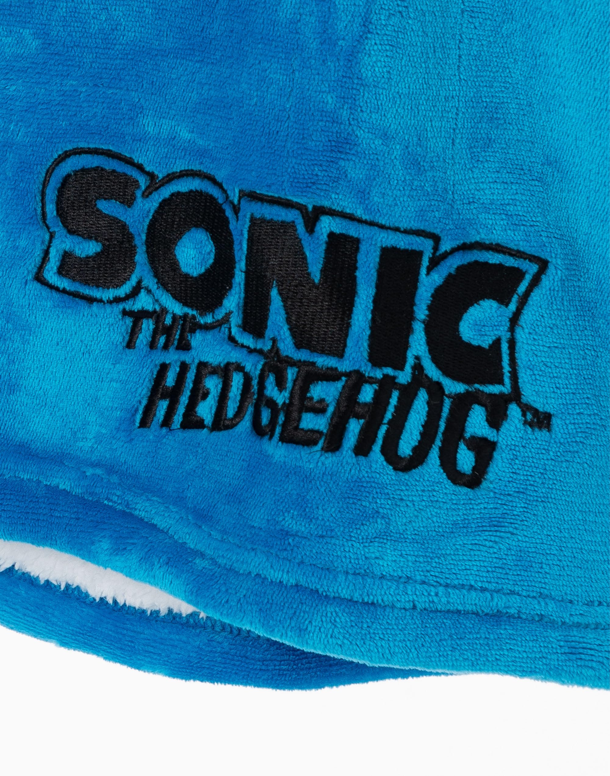Sonic the Hedgehog Boys Wearable Blanket Hoodie - Kids Oversized Fleece Gaming Hoodie | One Size Loungewear Sweatshirt | Sleepwear & Gift for Children | Perfect for Gaming, Lounging & Sleepovers