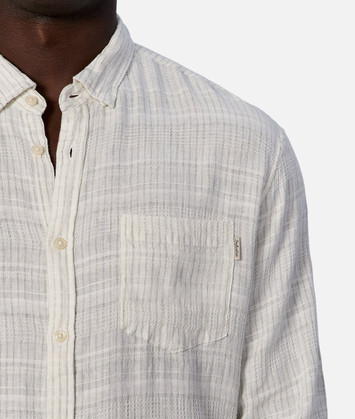 Premium Honduras Long Sleeve Linen Shirt for Men - Breathable & Comfortable in Cream Olive - Perfect for Summer, Beach Vacations & Casual Outings