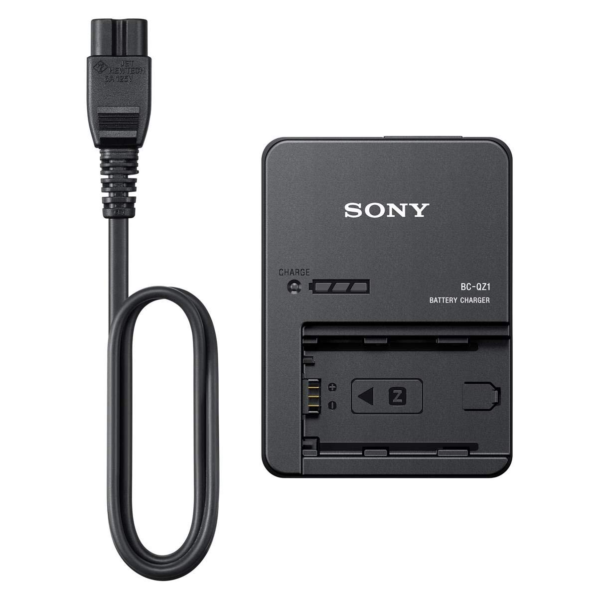Sony BCQZ1 Z-Series Battery Charger - Fast Charging for Sony Cameras | Perfect for Travel & Professional Photography (Black)