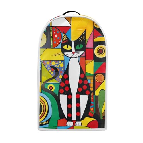 Abstract Art Cat Print