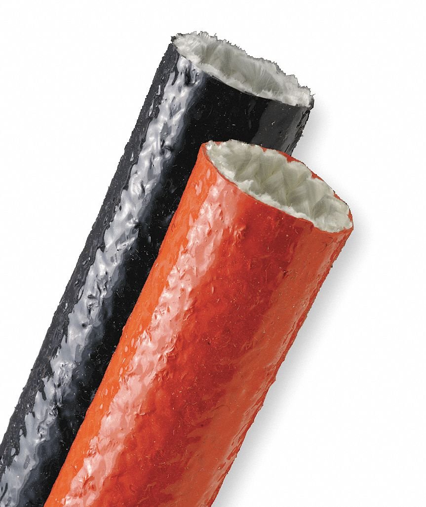 1.000 Inch Red Sleeving - 5 Feet Long Cable Protector for Electrical Wiring, Automotive Harnesses & DIY Projects