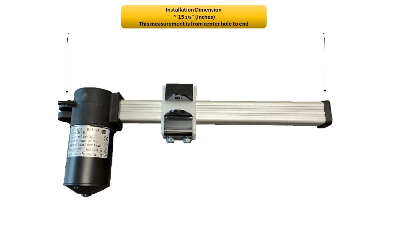 Mulin Power Recliner Motor Replacement - ML18-024 Linear Actuator with Cord for Sofa, Lift Chair, Couch, Massage Seat & Bed - Perfect for Home Theater, Living Room & Office Relaxation