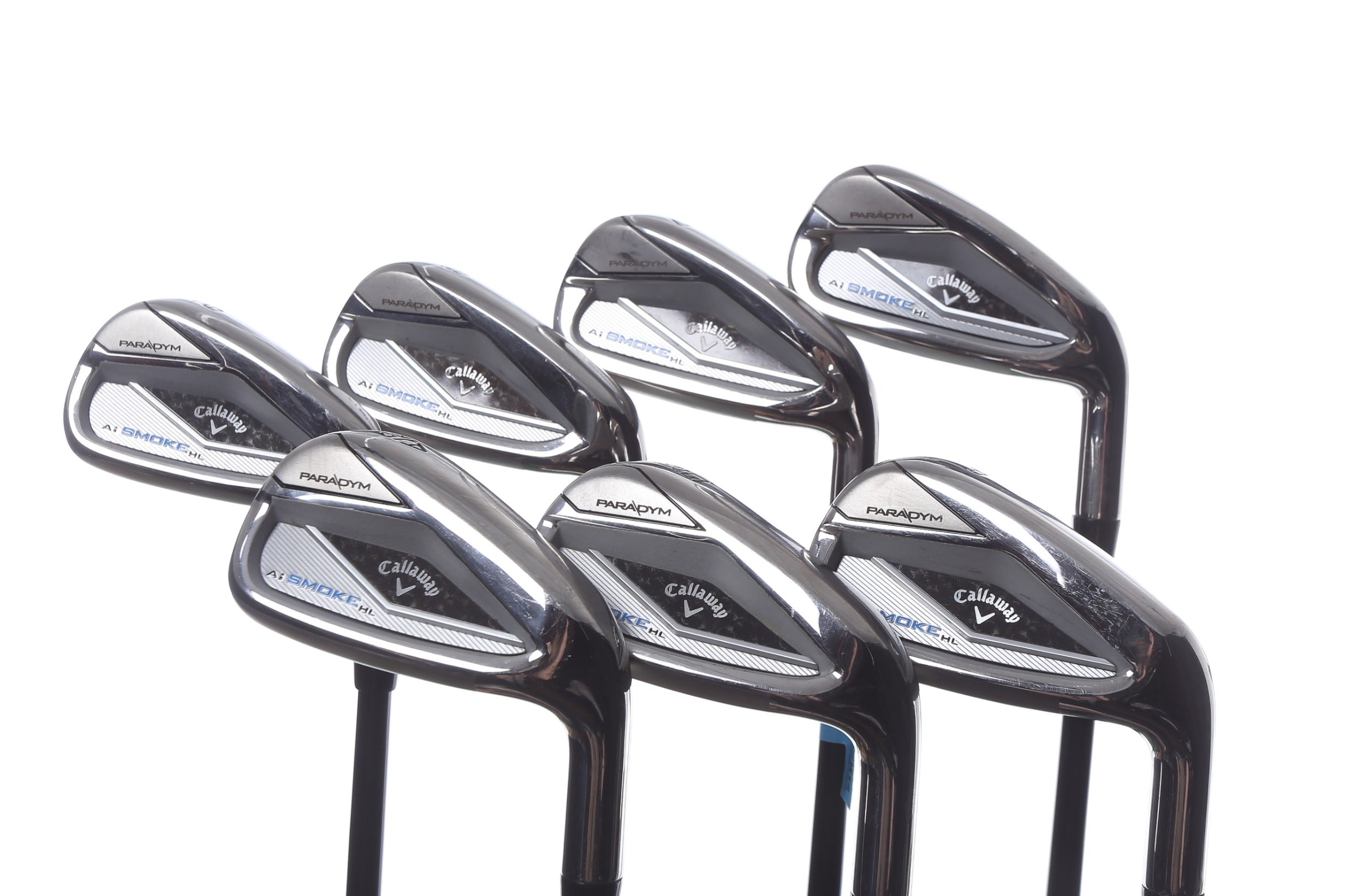 Used Callaway Paradym Ai Smoke HL Iron Set - Right Handed 6-GW Senior Flex Golf Clubs for Men | Perfect for Seniors & High Handicappers on the Course