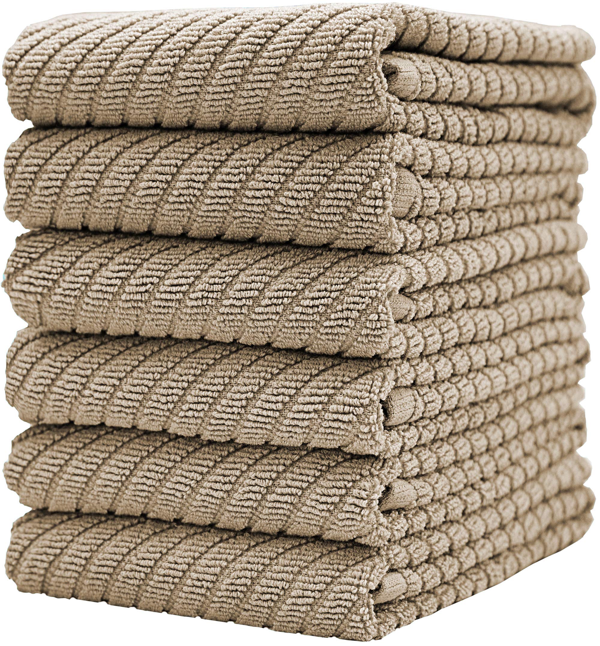 Premium Cotton Kitchen Towels Set of 6 (16