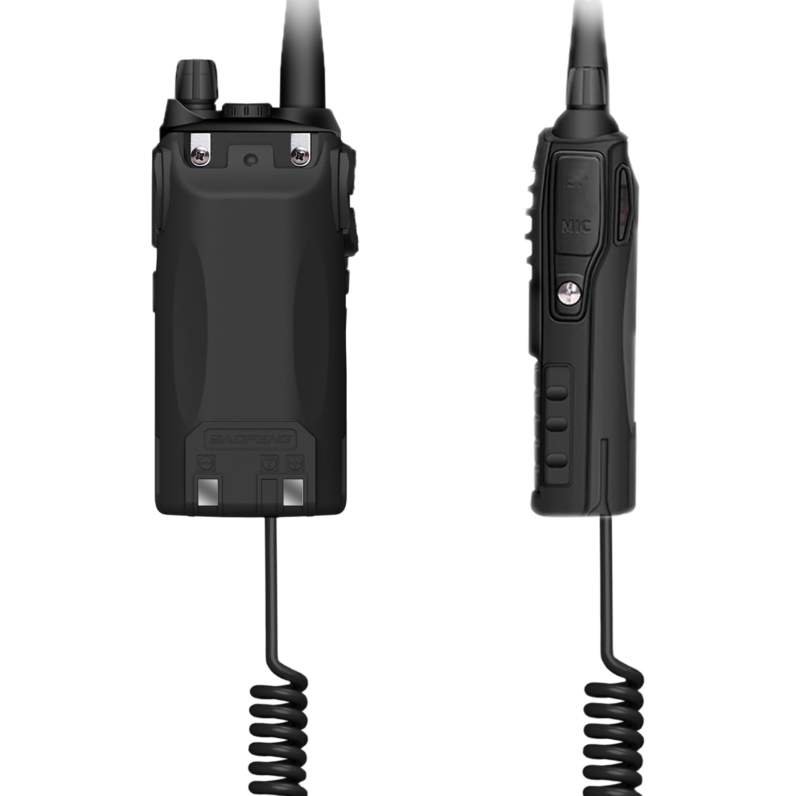 2 Pack 7.2V BAOFENG Car Charger Battery Eliminator - Heat Resistant Power Adapter for UV-82/UV-82HP/UV-89 Dual Band Radios - Perfect for Road Trips, Emergency Communication & Trucking