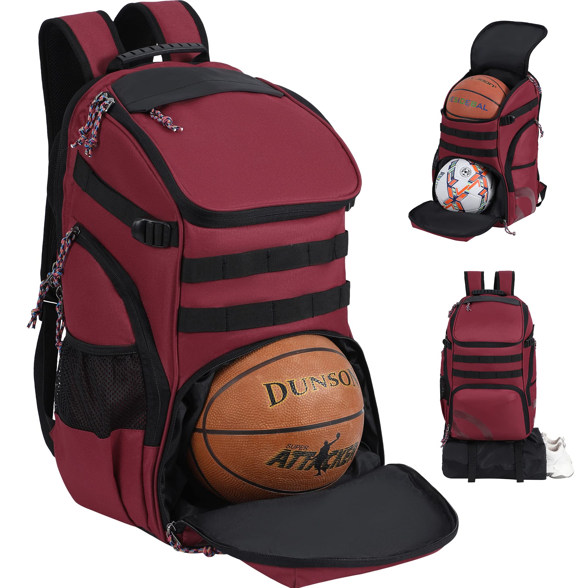 **Best Basketball Backpack for Men & Women – Sports Gym Bag with Shoe Compartment & Ball Holder – Perfect for Basketball, Soccer, Training & Travel**