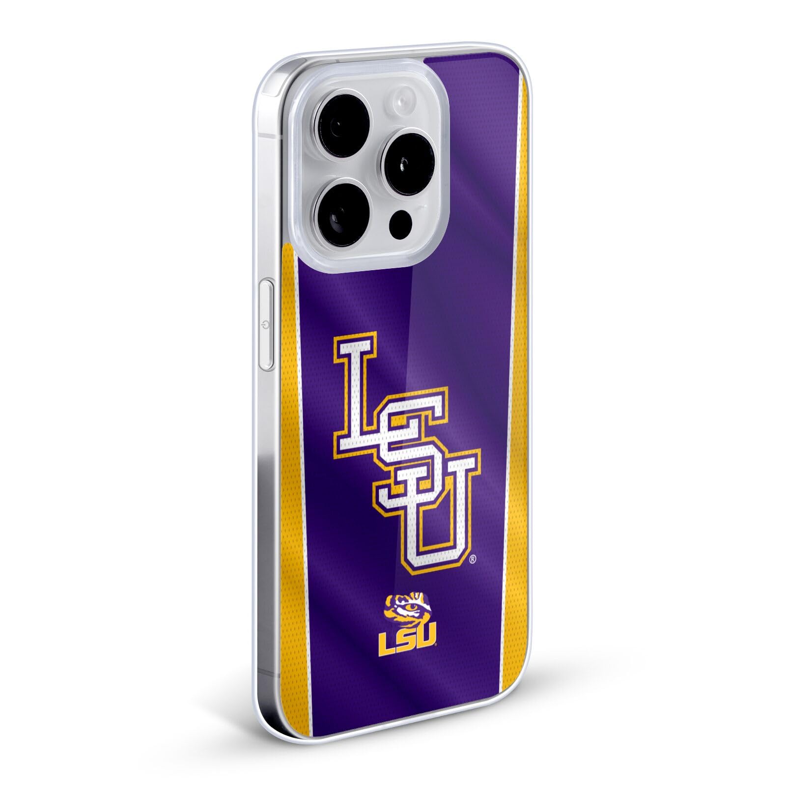 Officially Licensed LSU Soft Gel Phone Case for Apple iPhone 12 Pro Max - Louisiana State University Design - Perfect for Game Days, School Pride & Everyday Protection