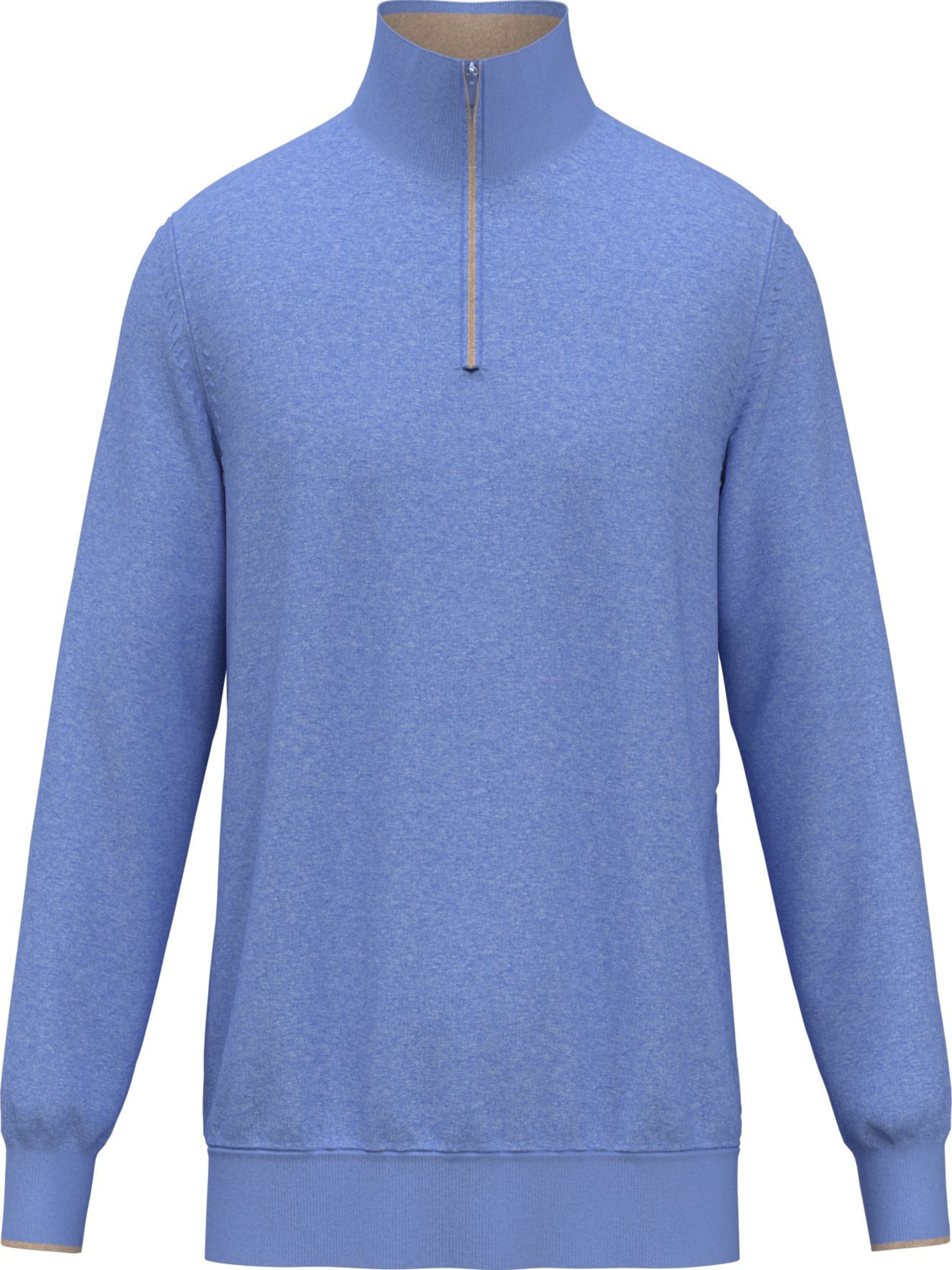 Premium Men's Cashmere 1/4 Zip Golf Sweater - Soft & Warm Pullover for Golfing, Office & Casual Wear - Winter & Fall Comfort Knitwear