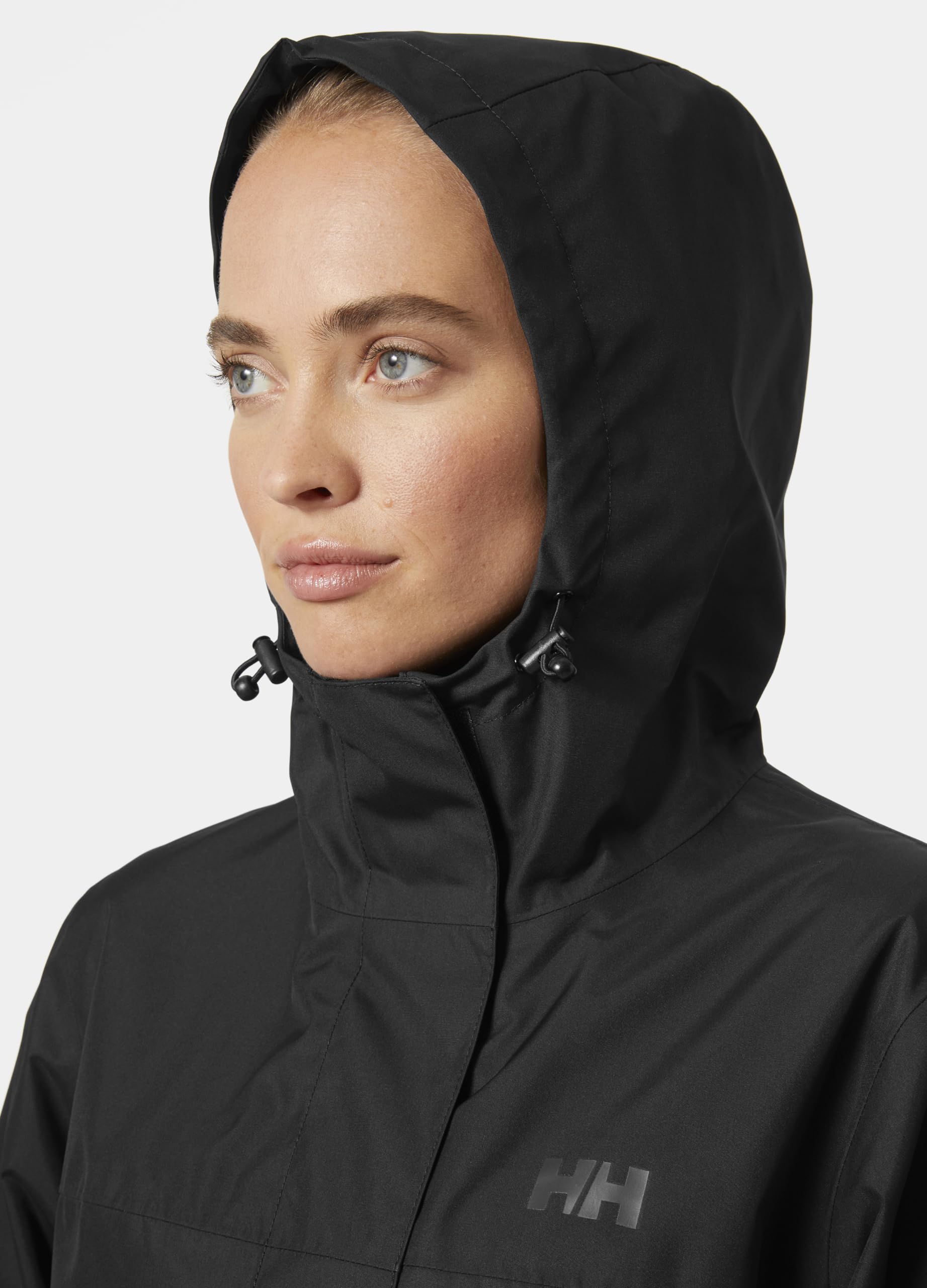 Helly-Hansen W Vancouver Waterproof Breathable Rain Jacket for Women - Lightweight Outdoor Windproof Jacket with Adjustable Hood | Perfect for Hiking, Camping & Everyday Rainy Weather