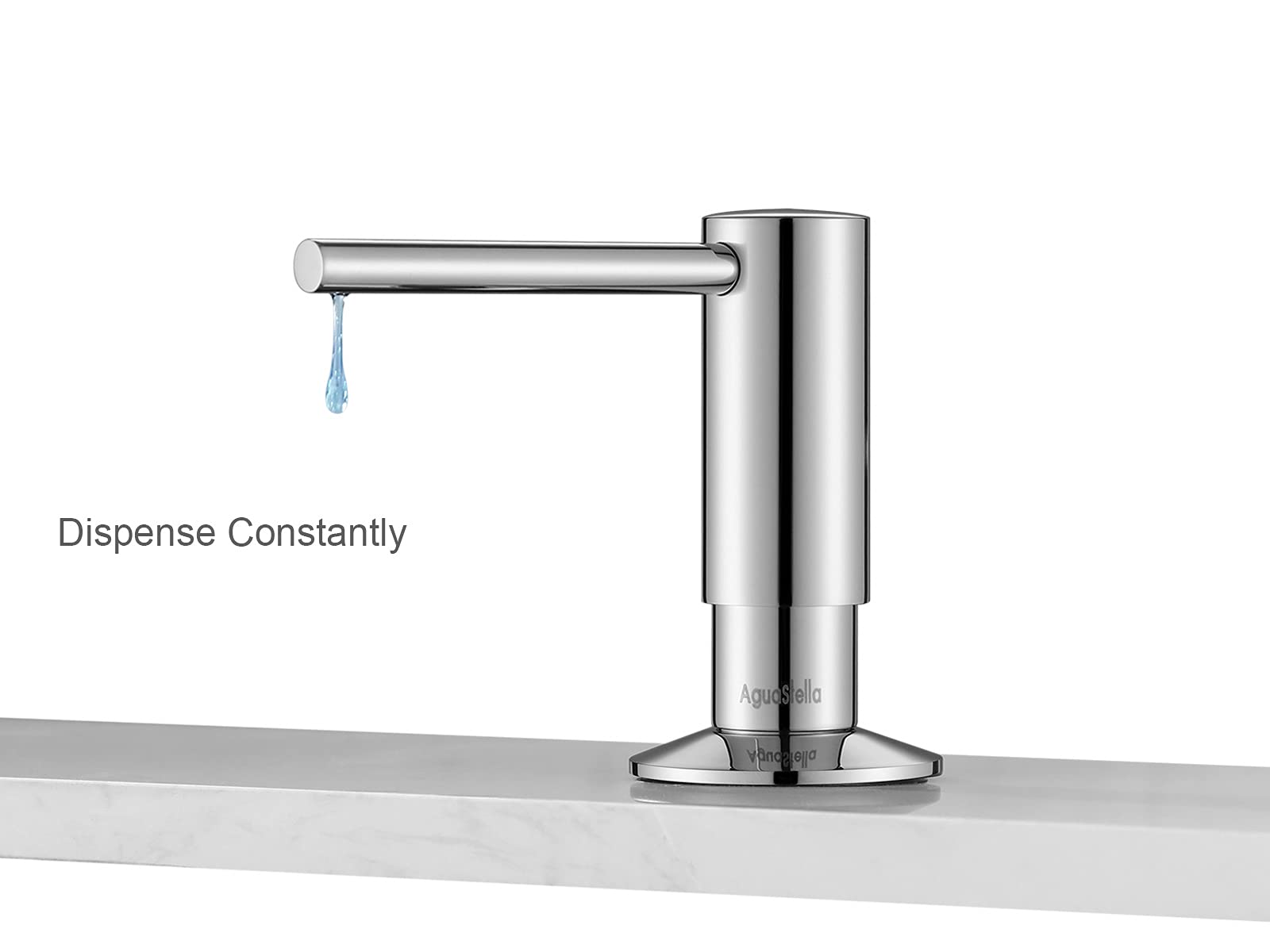 AS59CH Chrome Pull Down Bar Faucet & ASF026CH Chrome Built-in Soap Dispenser Set - Premium Kitchen Sink Combo for Modern Homes