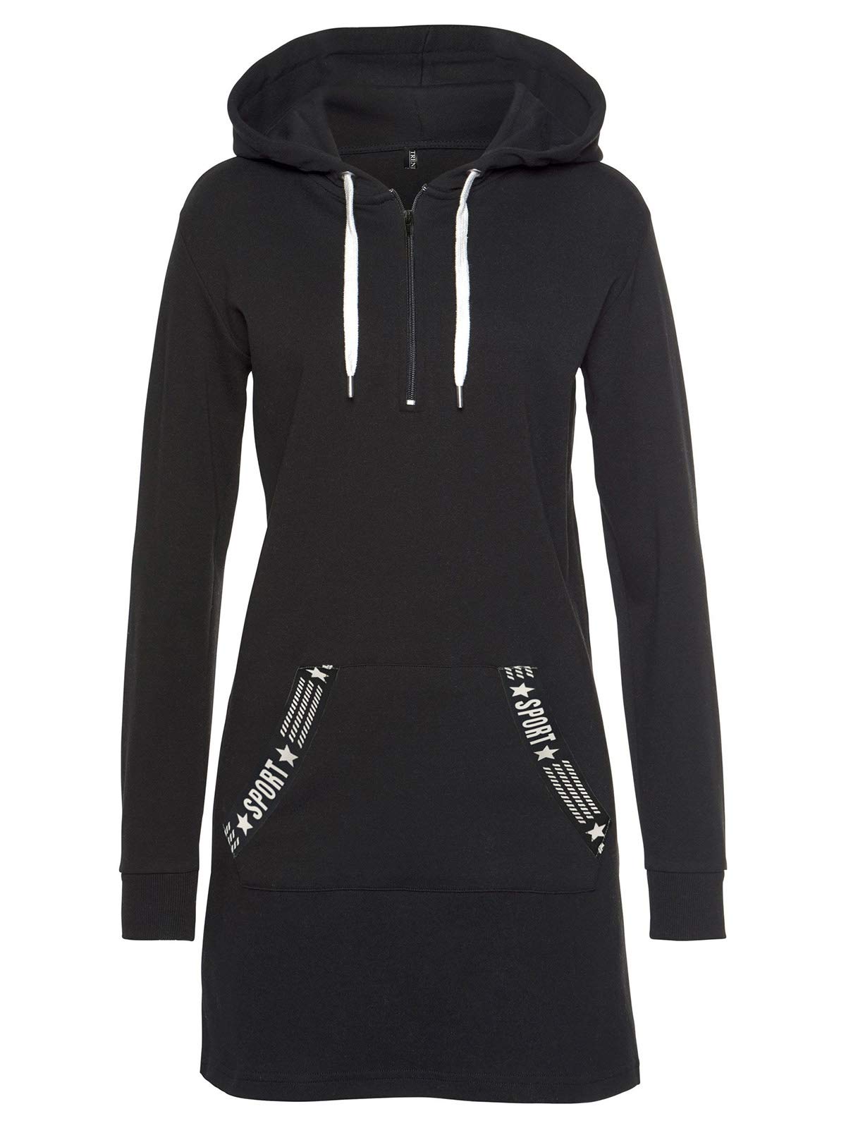 TrendiMax Women's Hoodie Dress Long Sleeve Sweatshirt Pullover Streetwear Jumper Mini Dress for Fall | Casual Outfit, Loungewear, and Everyday Wear