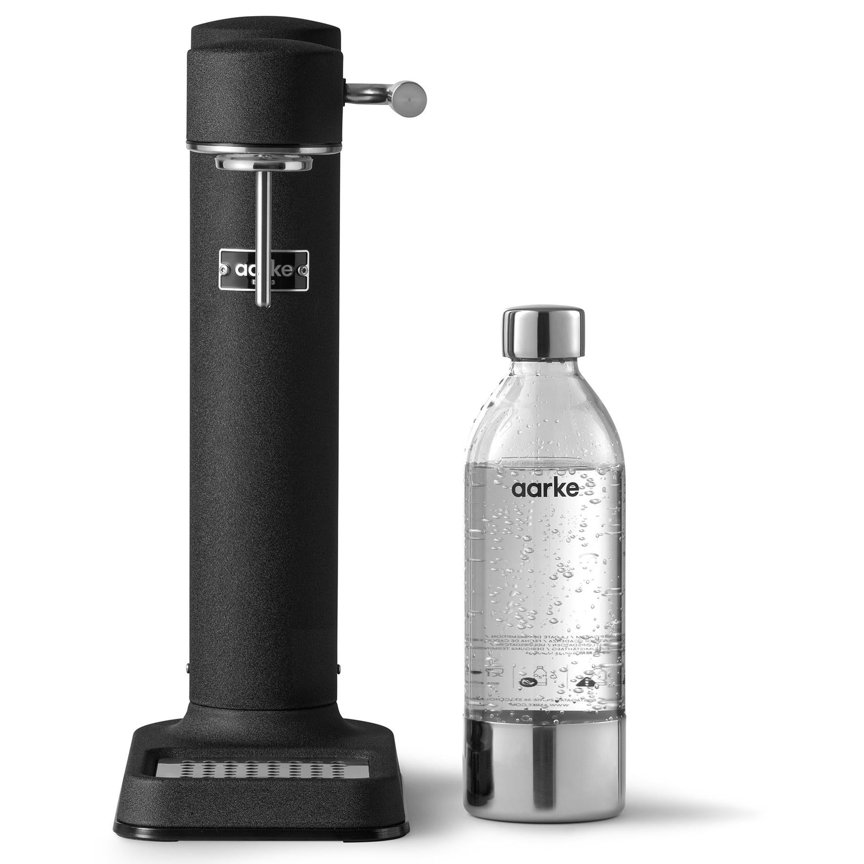 Aarke Carbonator III Sparkling Water Maker - Premium Matte Black Soda Machine for Home & Office | Make Fresh Sparkling Water, Seltzer & Carbonated Drinks | Perfect for Cocktails, Mocktails & Healthy Hydration